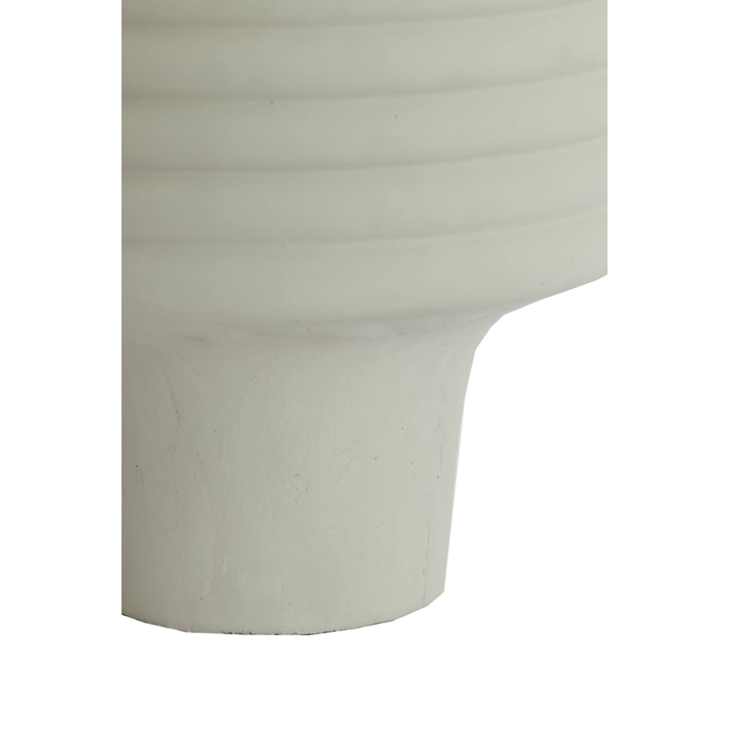 Vaas deco Ø30x27 cm SYLVA keramiek crème