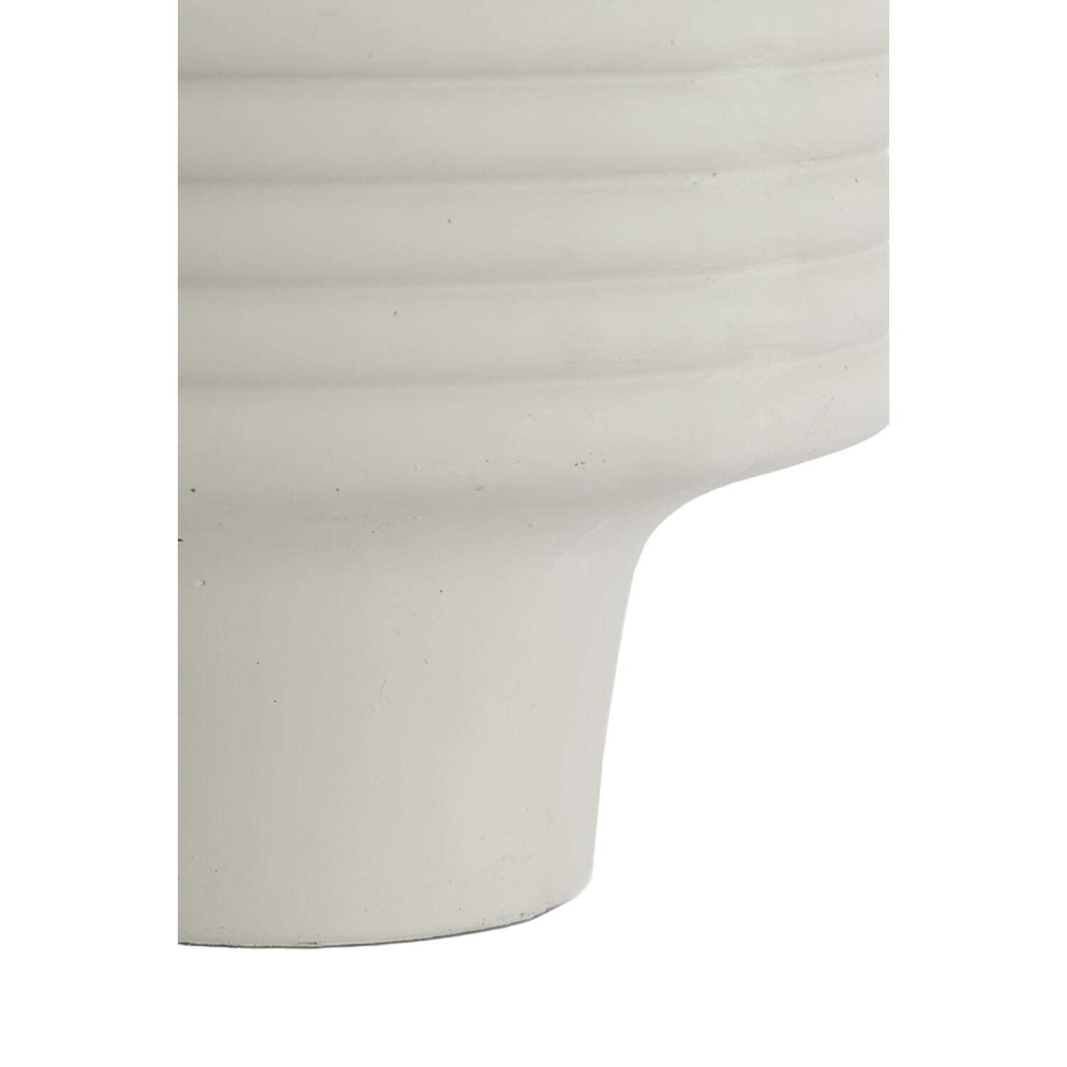 Vaas deco Ø40x30 cm SYLVA keramiek crème