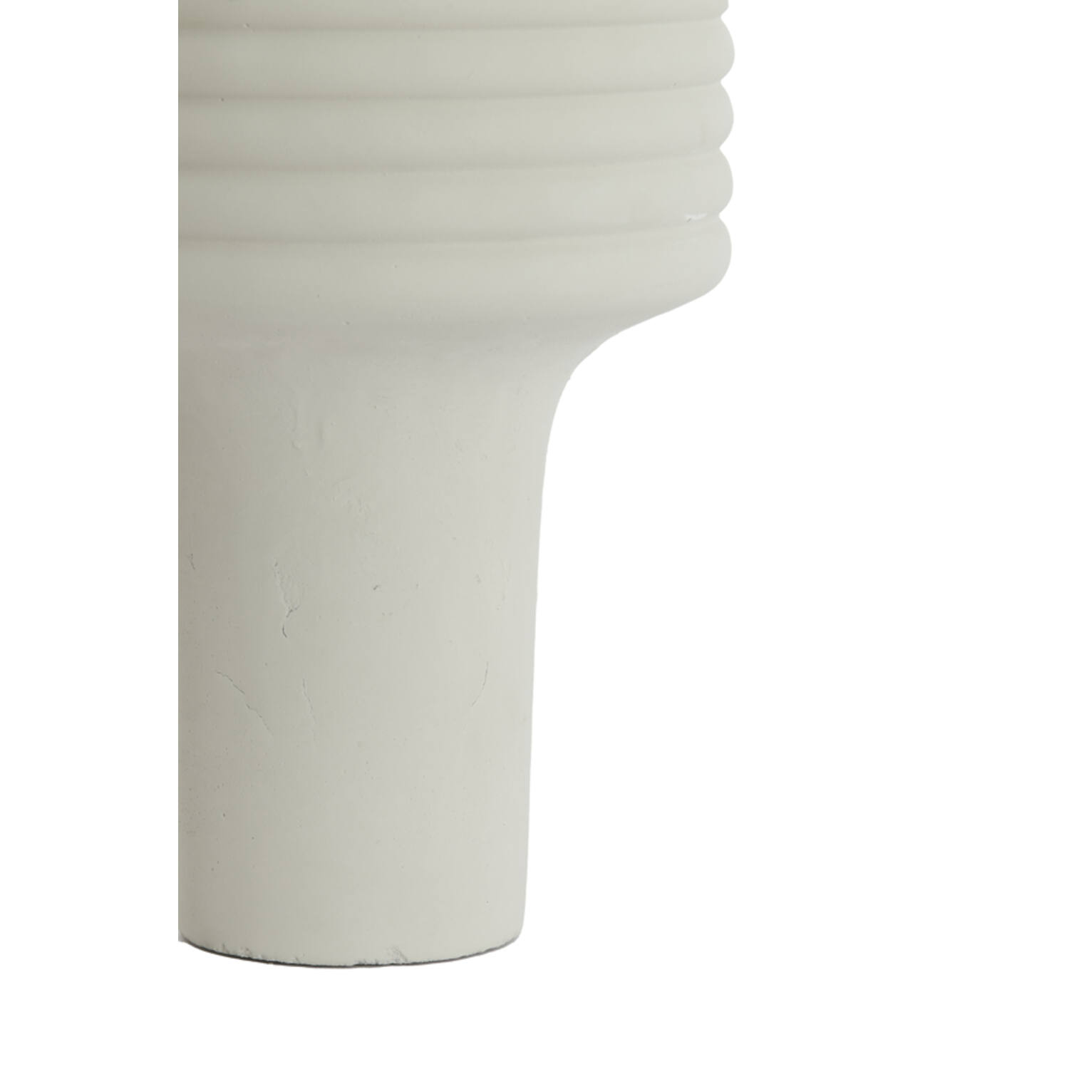 Vaas deco Ø24x35 cm SYLVA keramiek crème