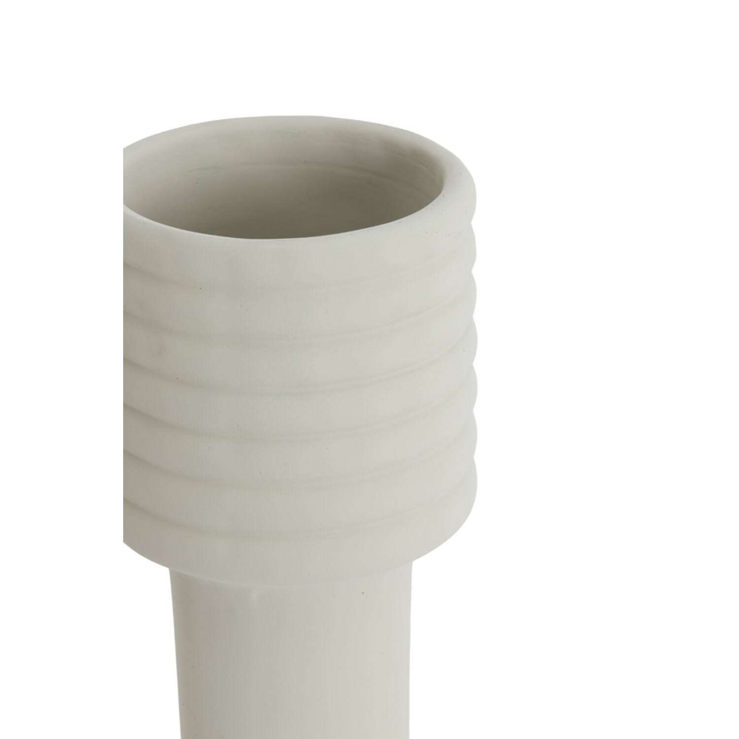 Vase deco Ø17,5x40 cm SYLVA ceramics cream