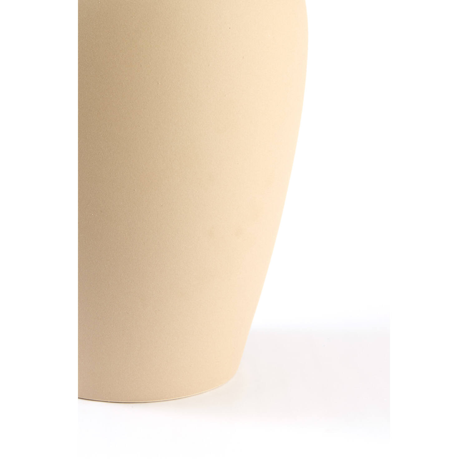 Vase deco Ø40x52 cm VALERIA ceramics matt beige