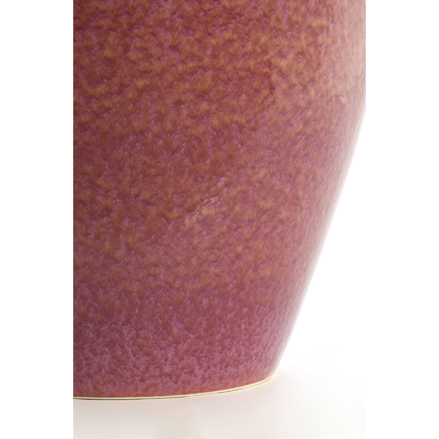 Vase deco Ø50x64 cm VALERIA ceramics dark pink