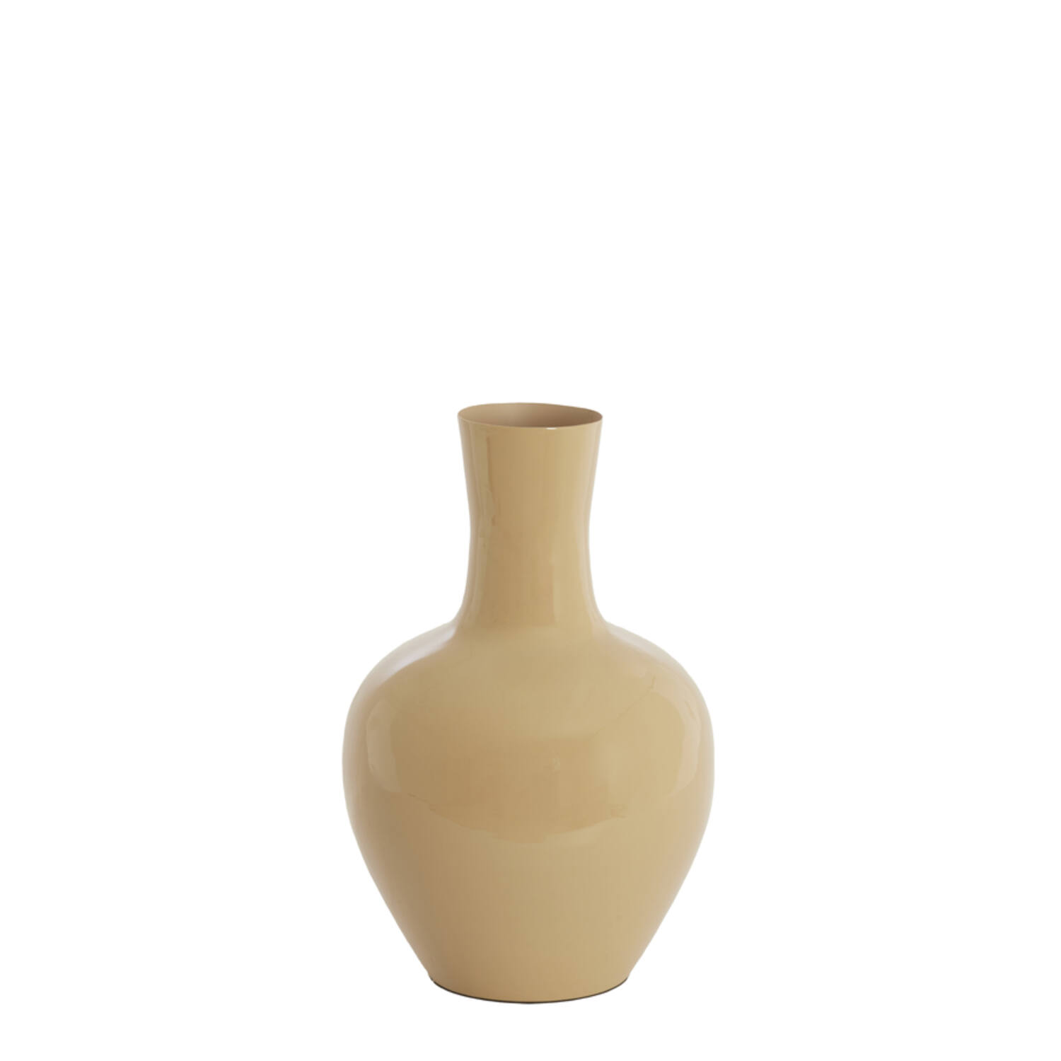 Vase deco Ø33x50 cm NANA shiny sand