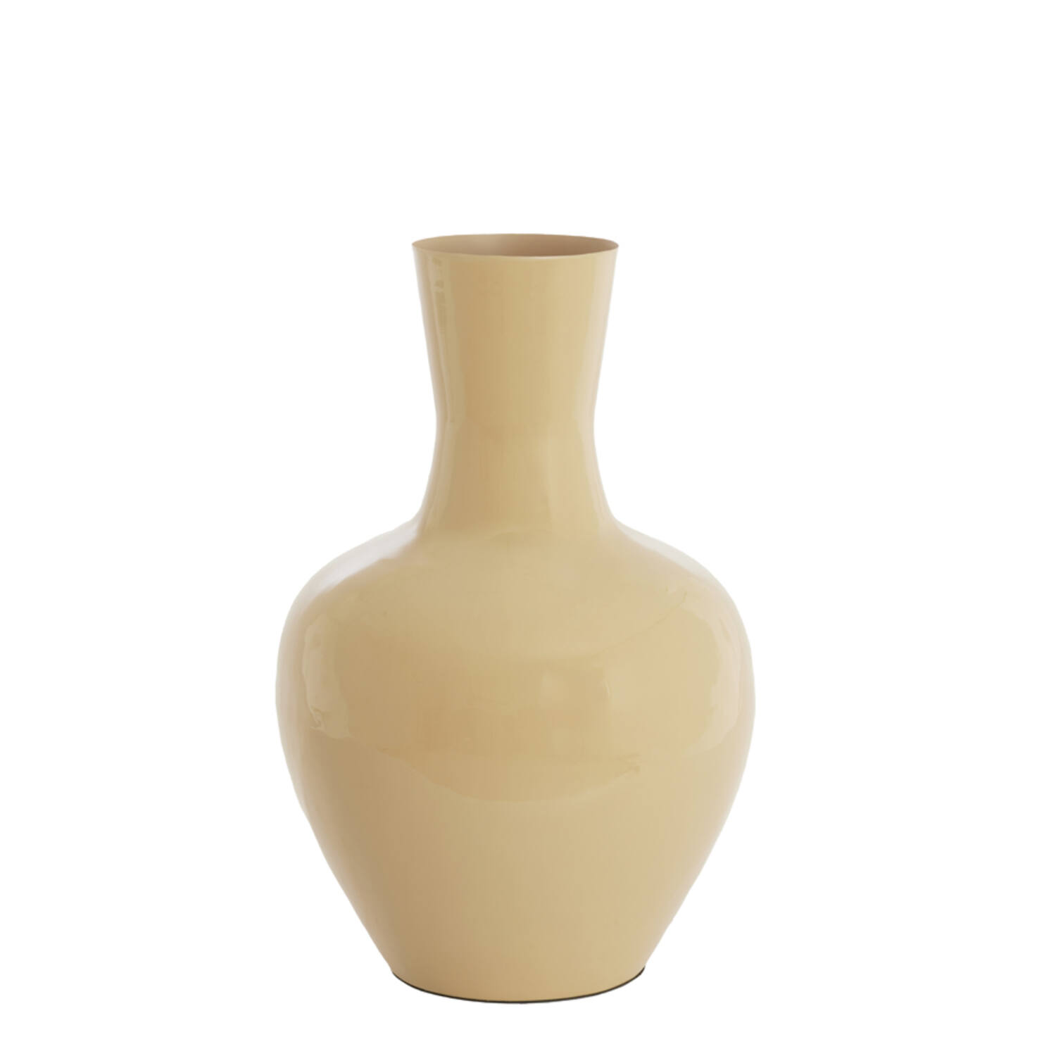 Vase deco Ø44x69 cm NANA shiny sand