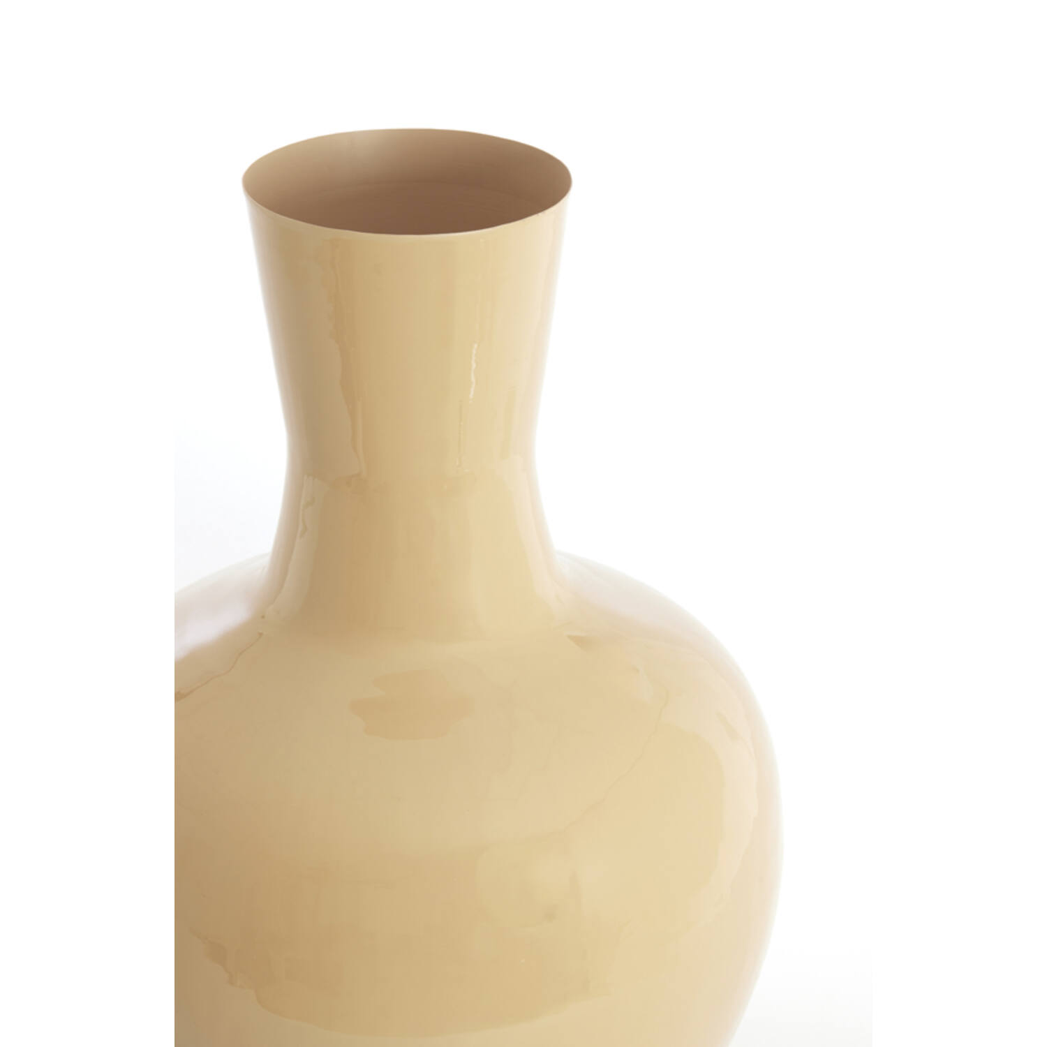 Vase deco Ø44x69 cm NANA shiny sand