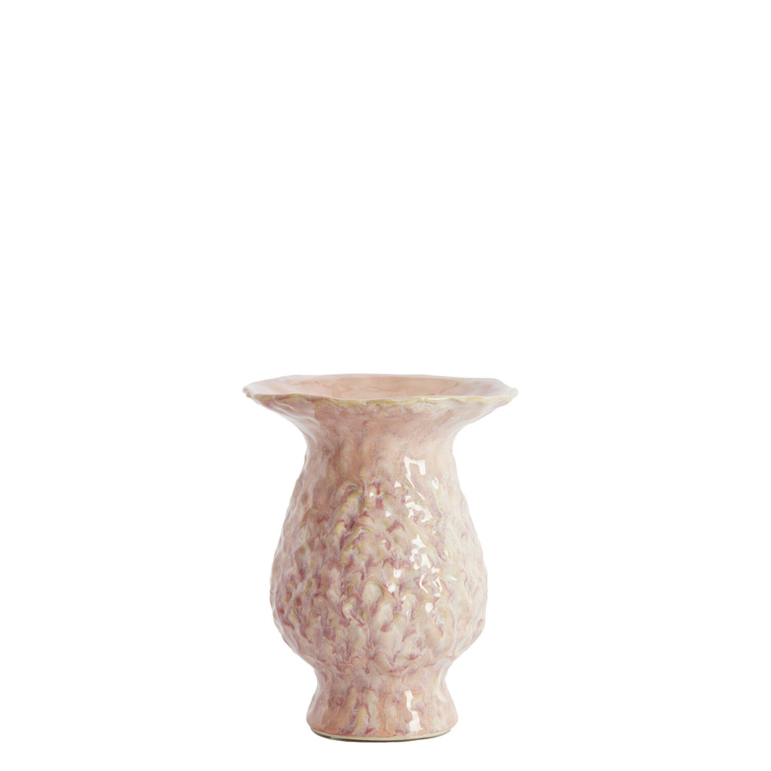 Vase deco Ø18x22,5 cm MUNNAR ceramics coral