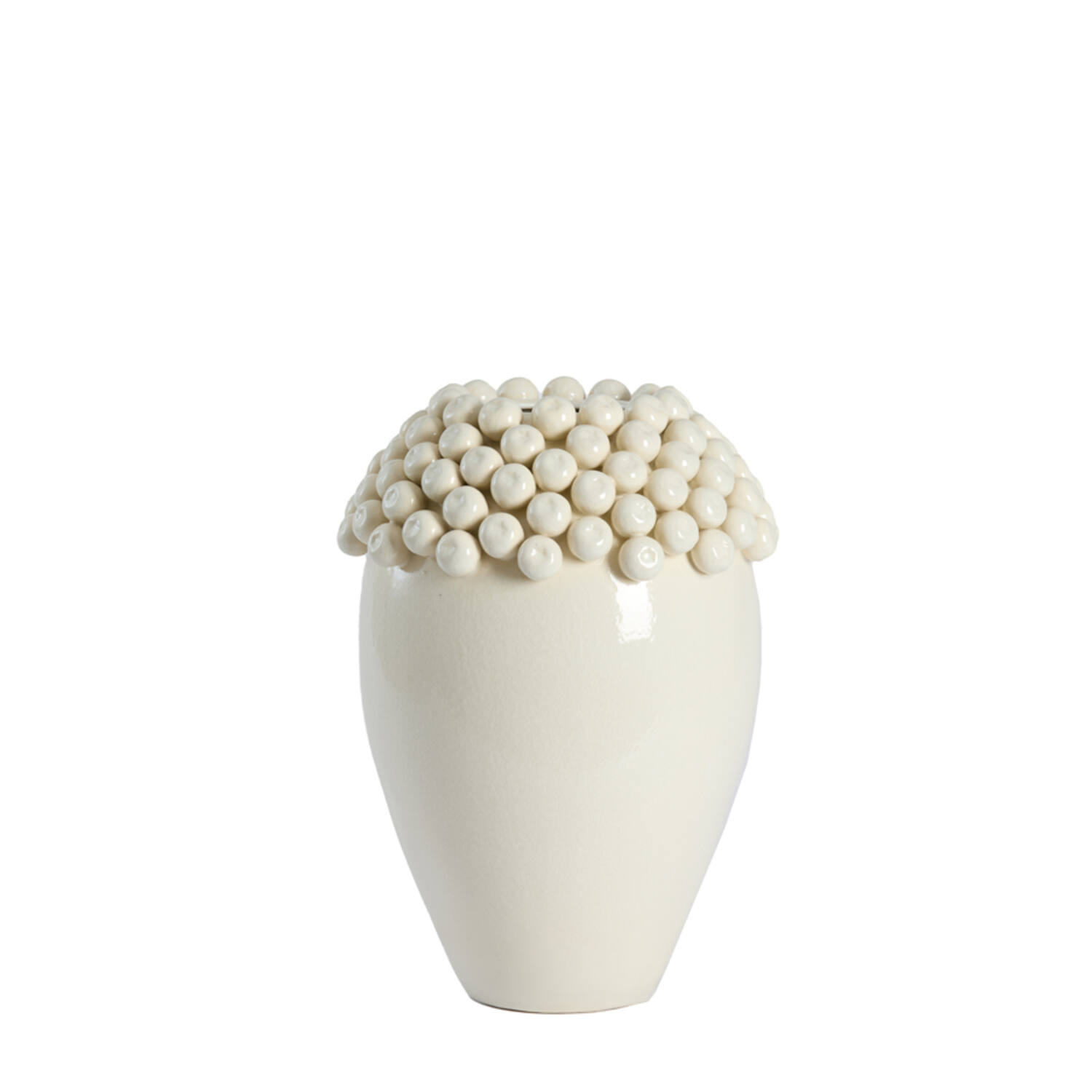 Vase deco Ø32x43,5 cm LOVRO ceramics cream