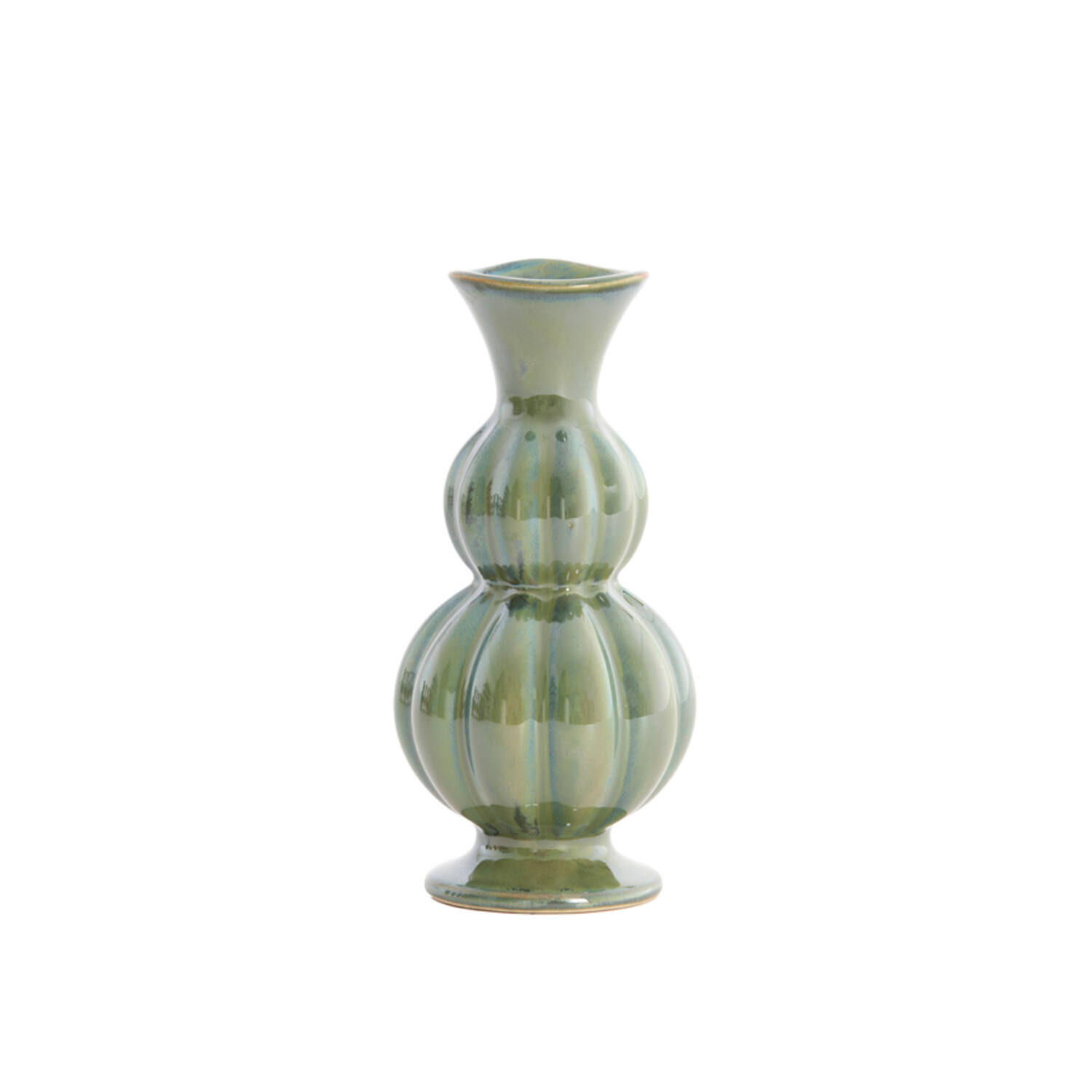 Vase Ø8x17 cm NAIDA ceramics olive green