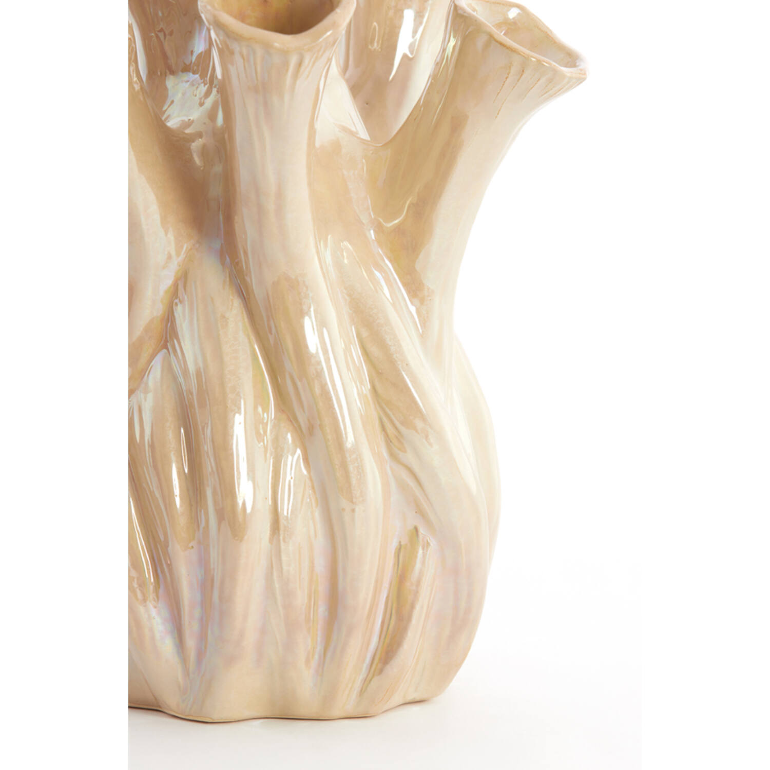 Vase Ø20x24,5 cm LYSET ceramics sand