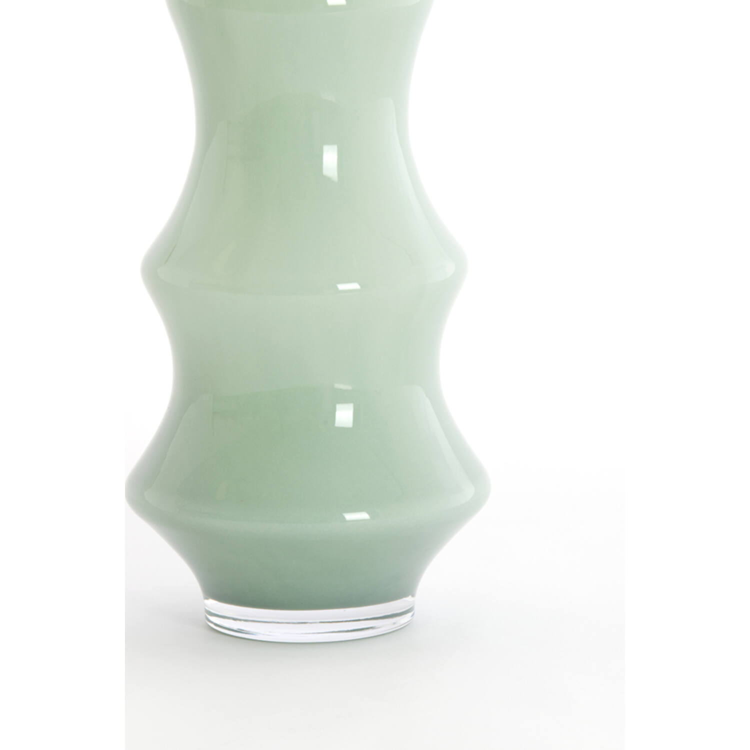 Vase Ø15x40 cm FIORENZA glass mint
