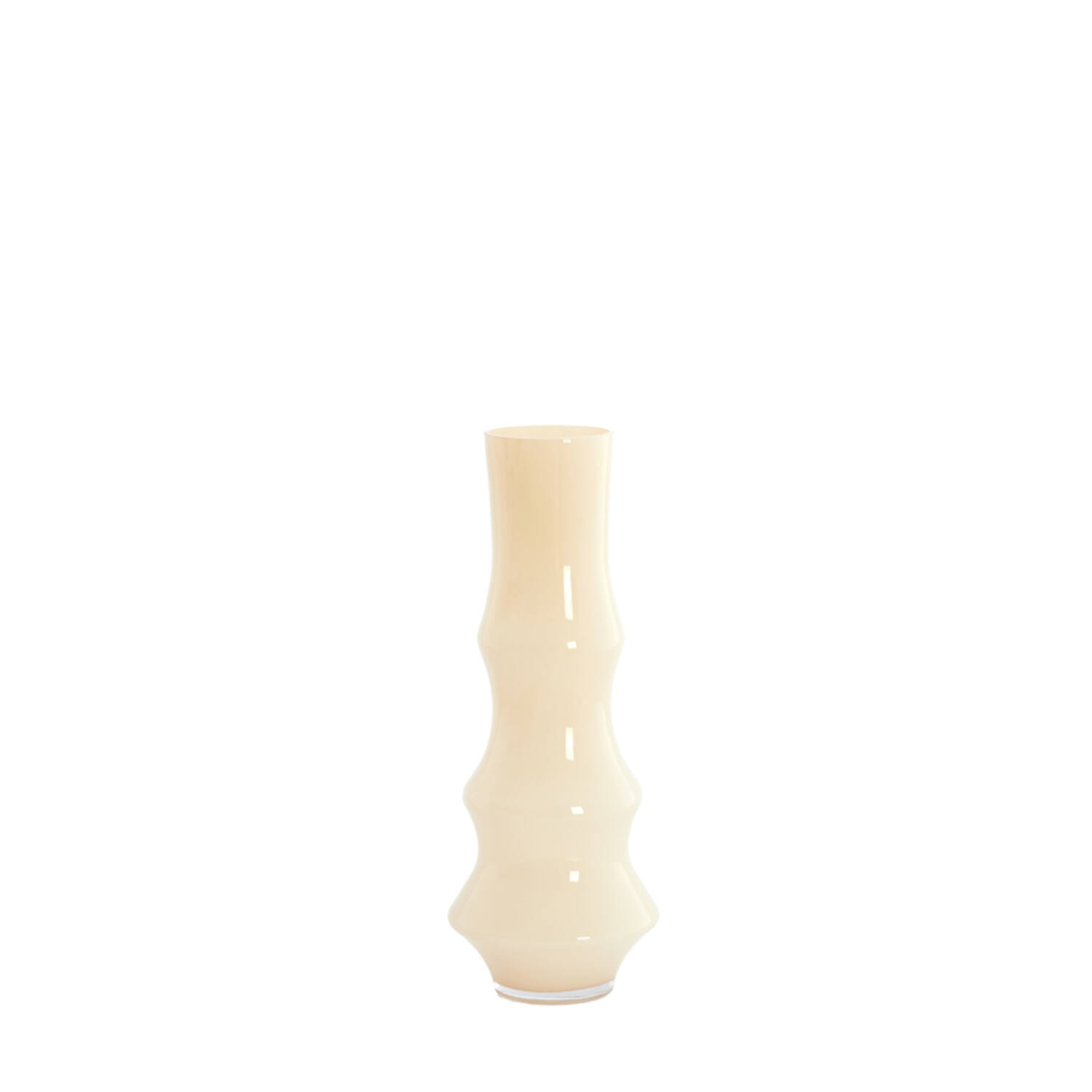 Vaas Ø19x50 cm FIORENZA glas crème