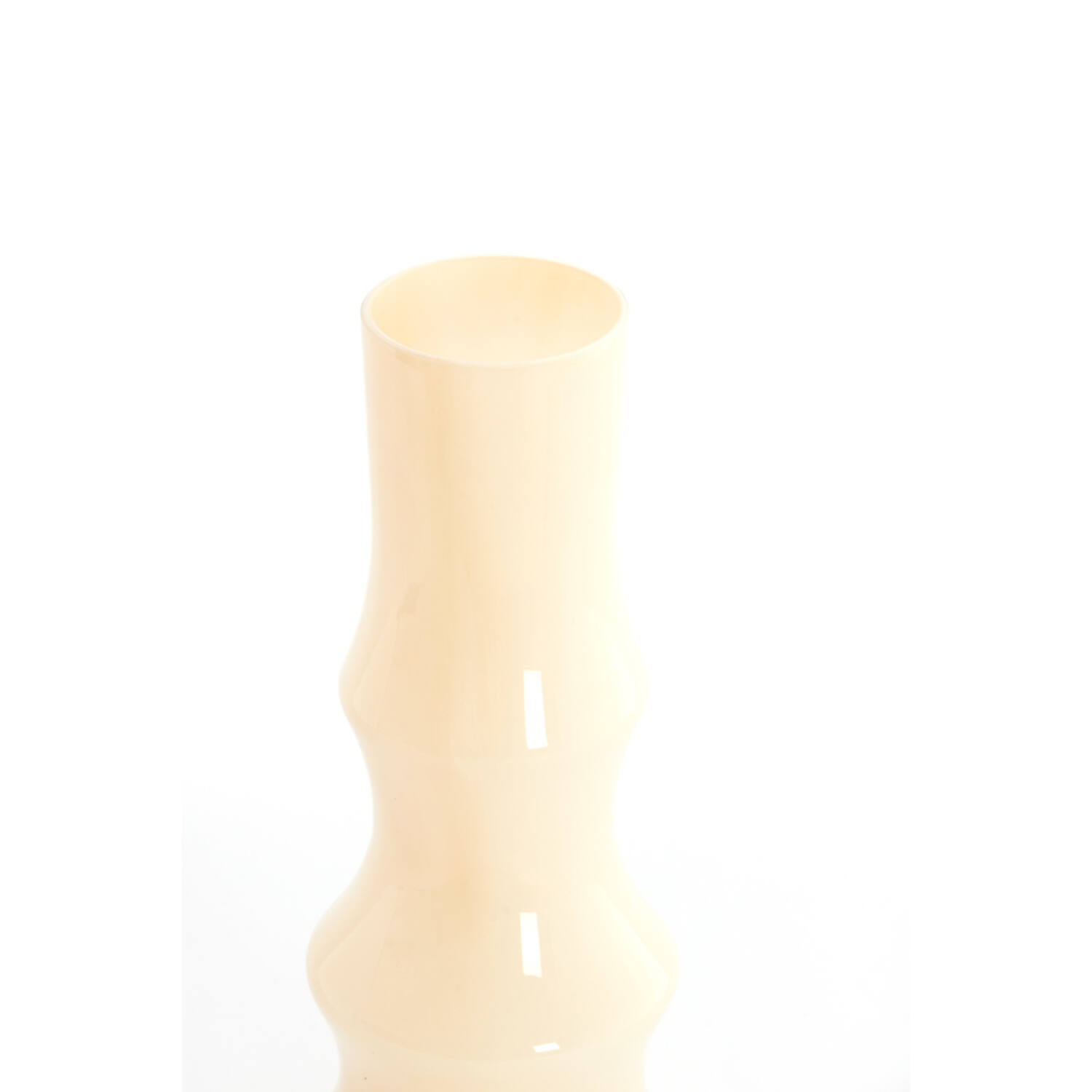 Vaas Ø19x50 cm FIORENZA glas crème