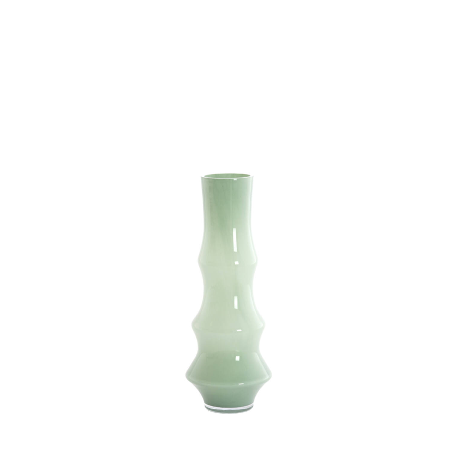 Vaas Ø19x50 cm FIORENZA glas mint