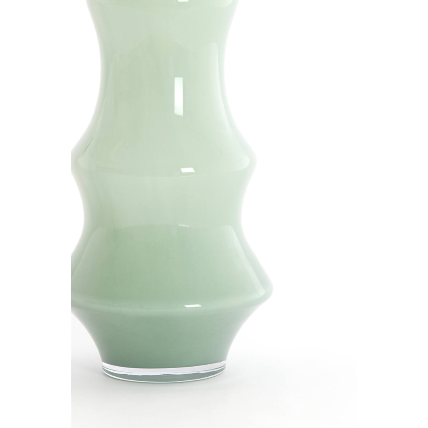 Vaas Ø19x50 cm FIORENZA glas mint