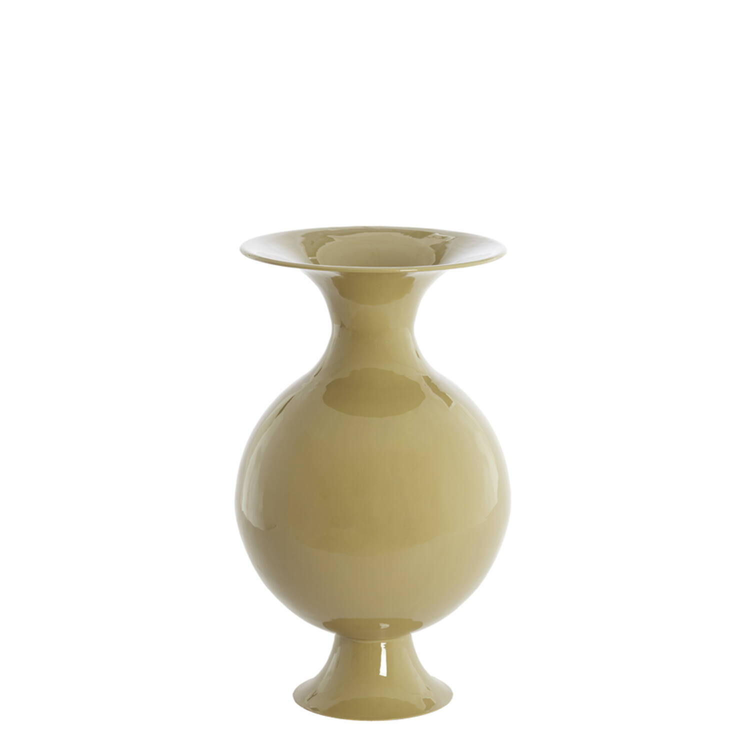 Vaas Ø26x45 cm BOLULLA glans taupe