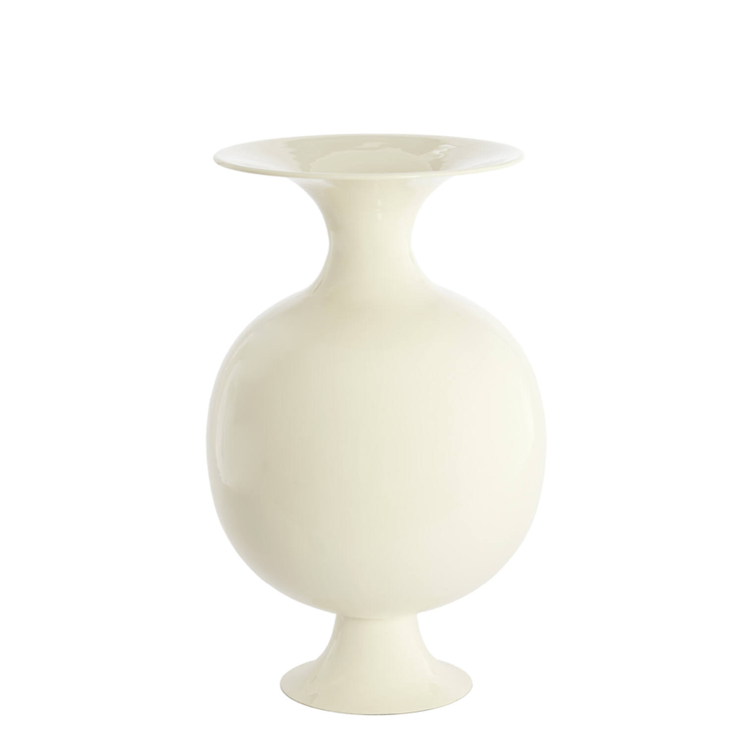 Vase deco Ø68x100 cm BOLULLA shiny cream