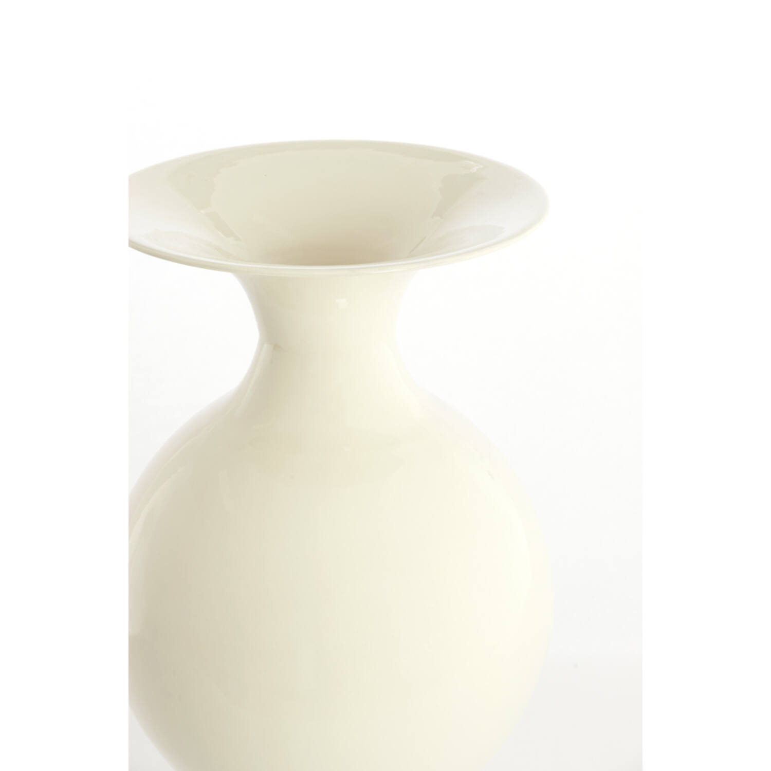 Vase deco Ø68x100 cm BOLULLA shiny cream