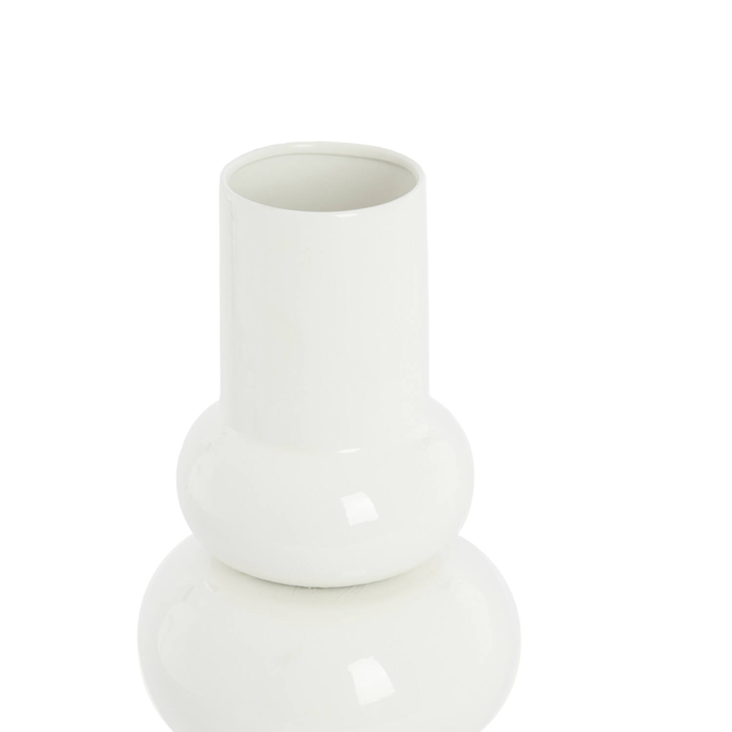 Vase deco Ø19x43 cm IRISSA cream