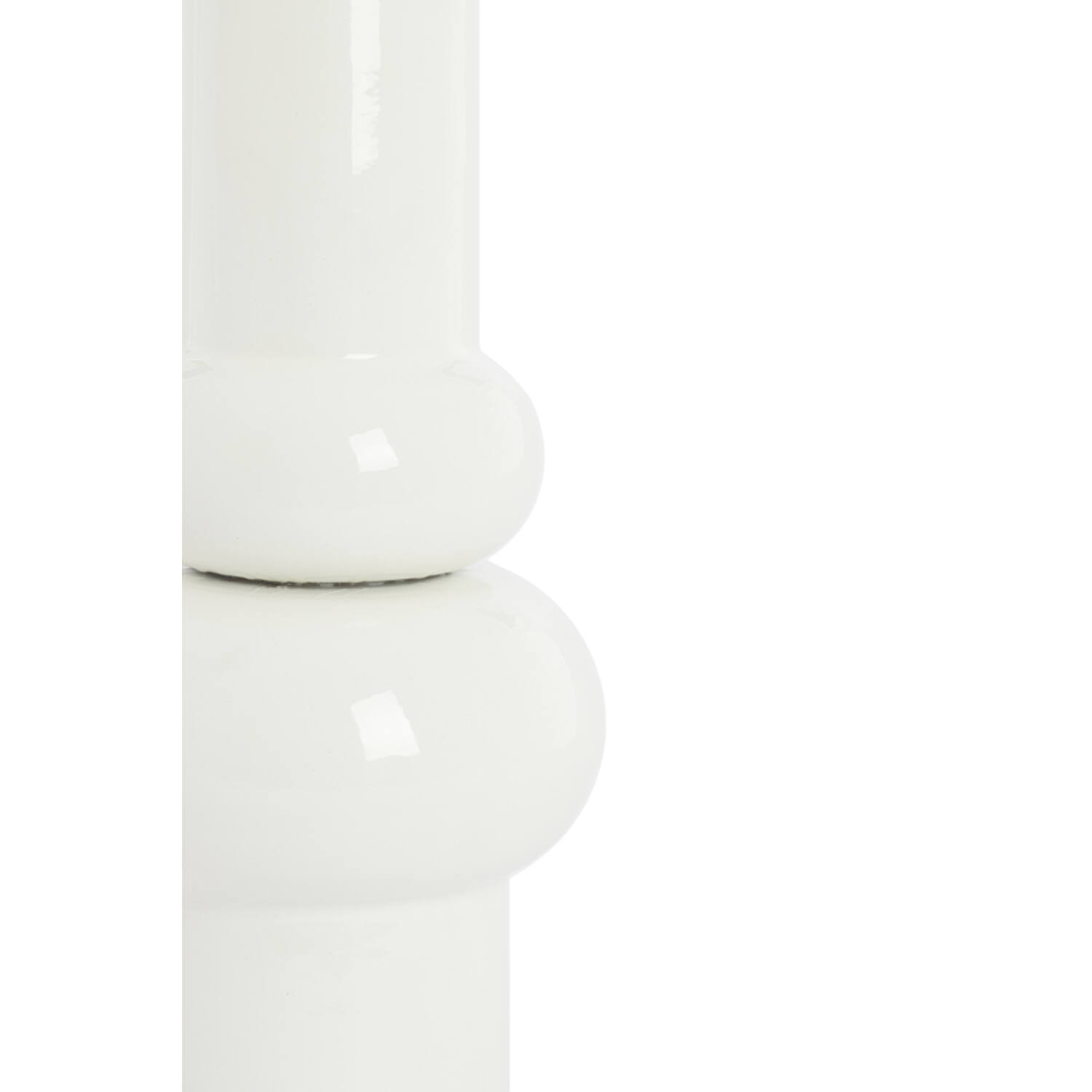Vase deco Ø19x43 cm IRISSA cream