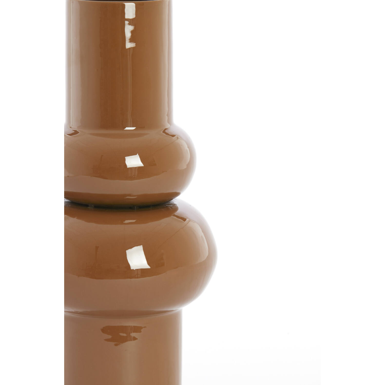 Vase deco Ø19x43 cm IRISSA caramel