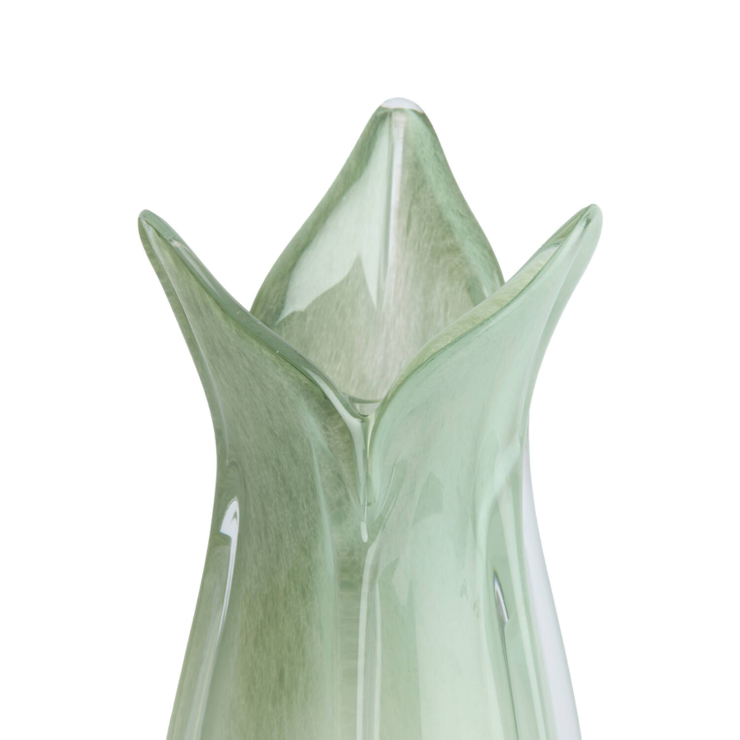 Vase Ø18,5x39 cm EVINA glass mint green