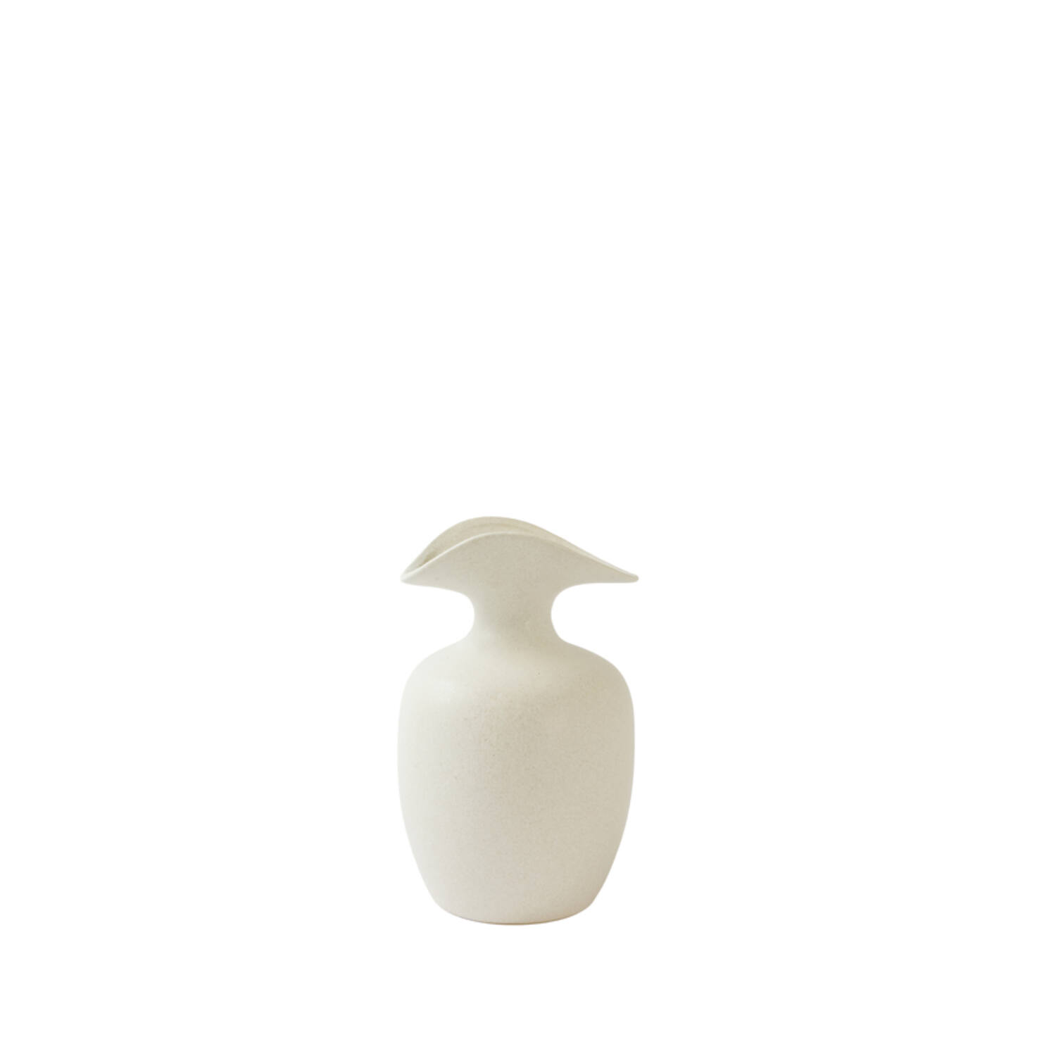 Vase deco 17x16x28 cm MARILLO ceramics cream