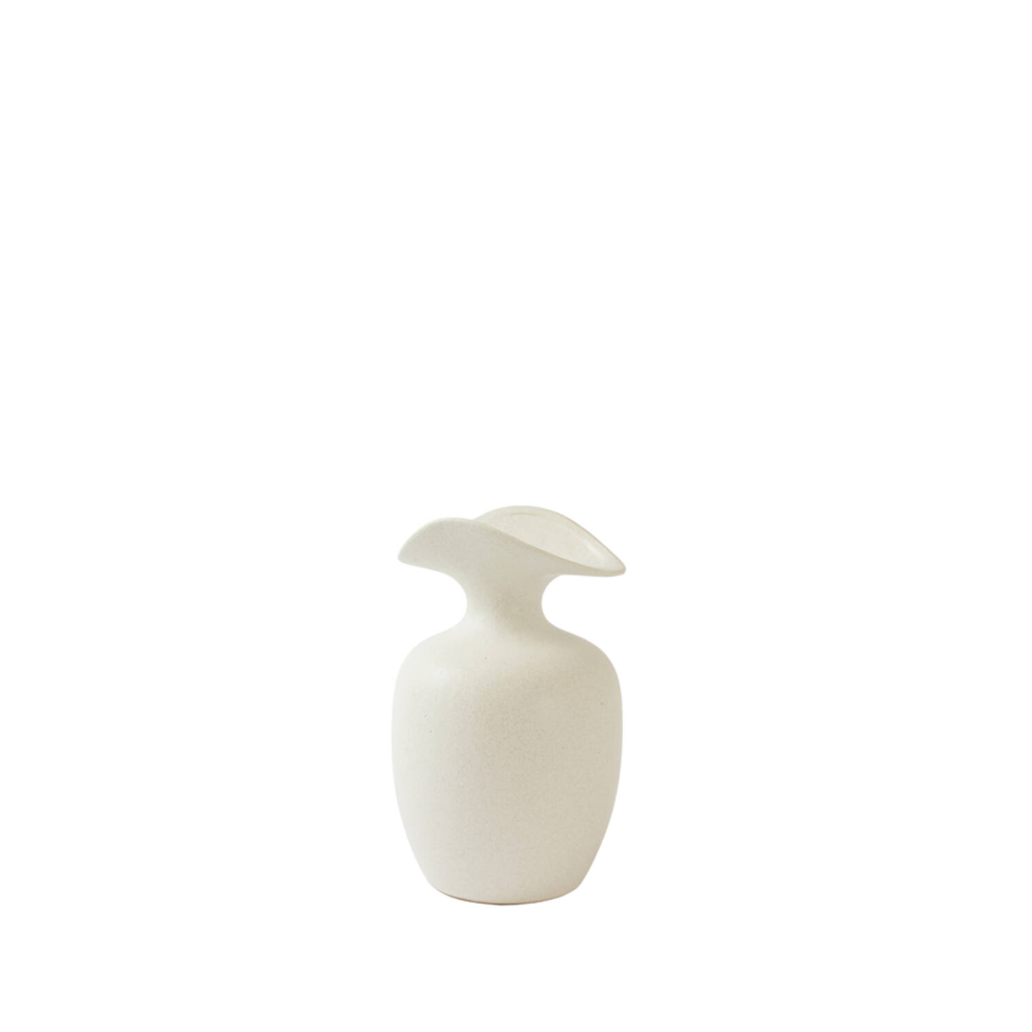 Vase deco 17x16x28 cm MARILLO ceramics cream
