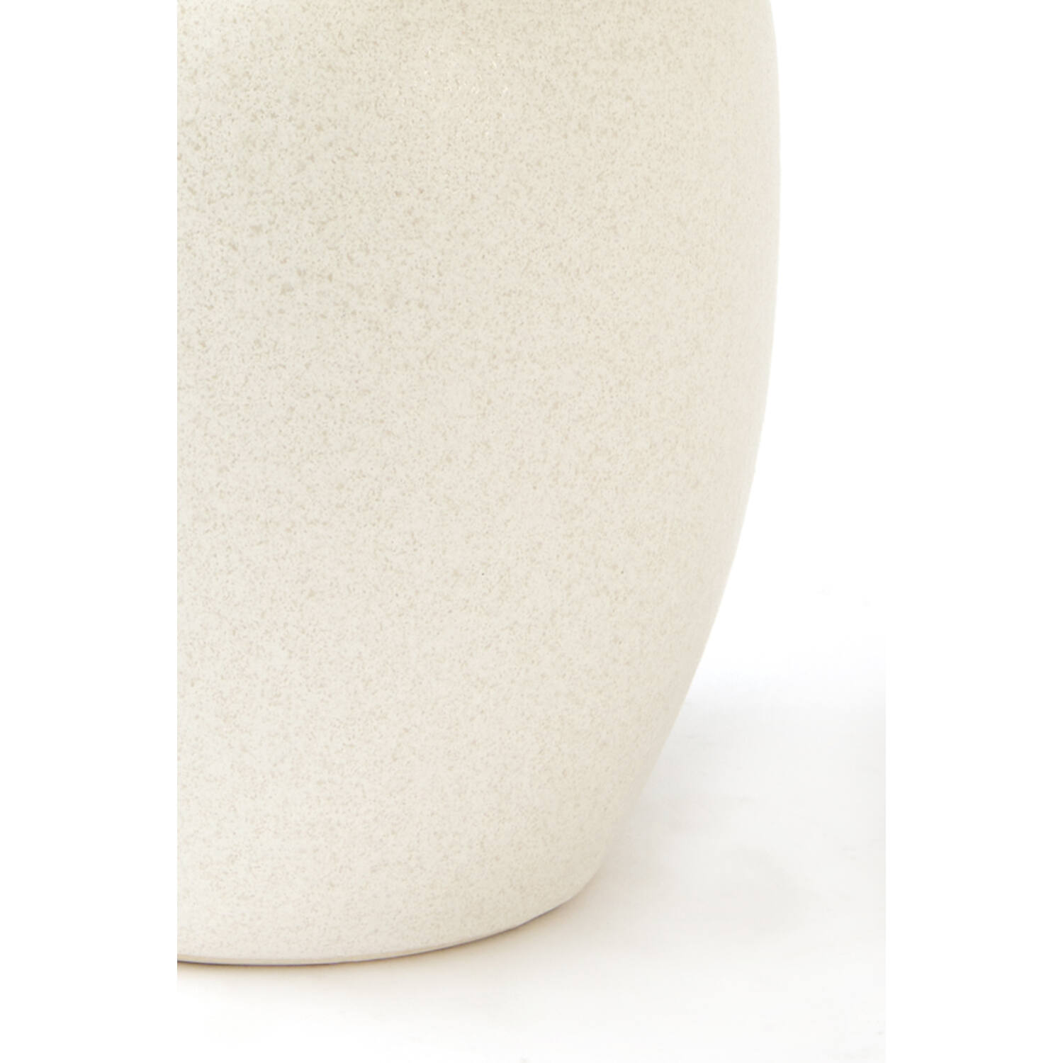 Vase deco 17x16x28 cm MARILLO ceramics cream