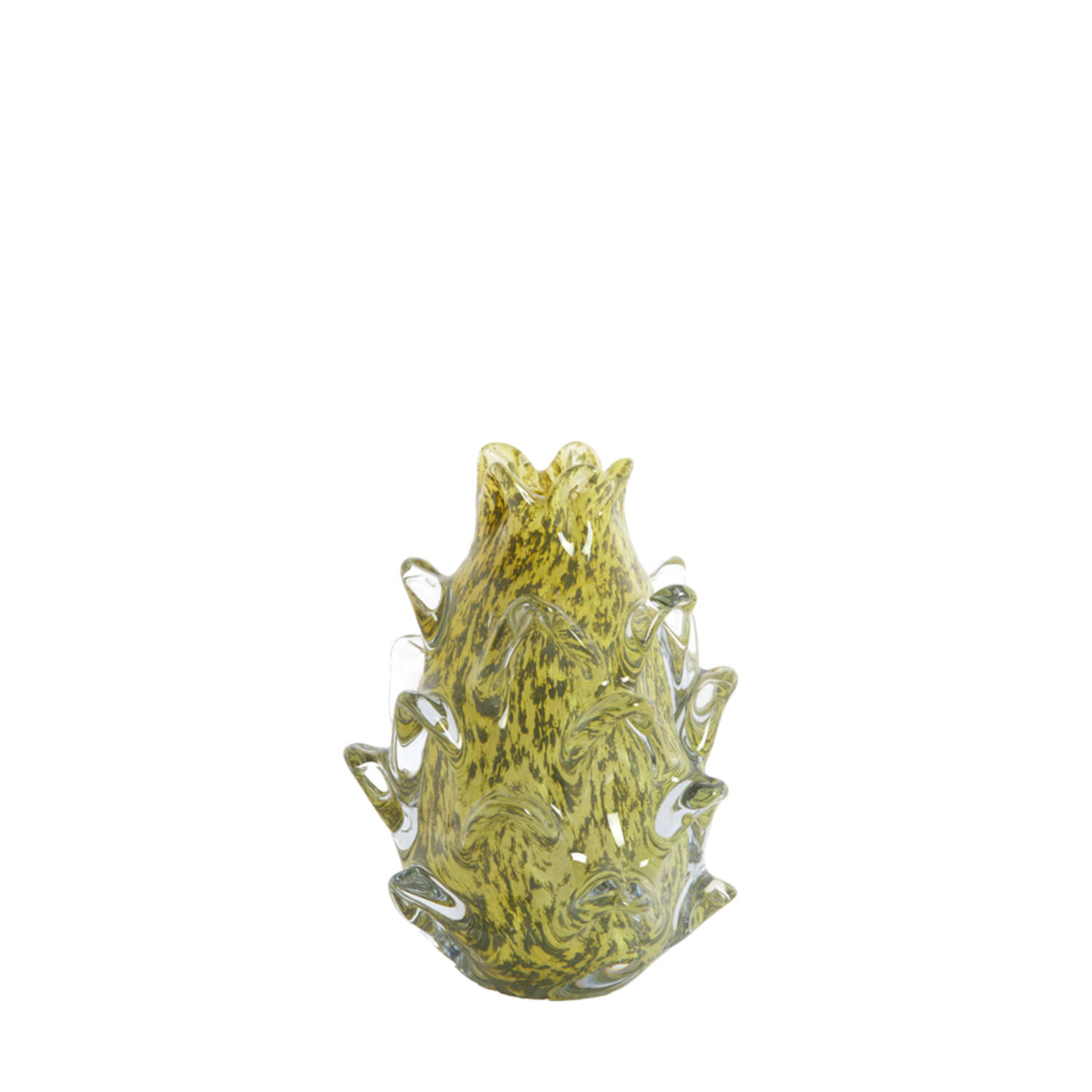 Vase Ø12x16 cm DESMIRA glass green-grey