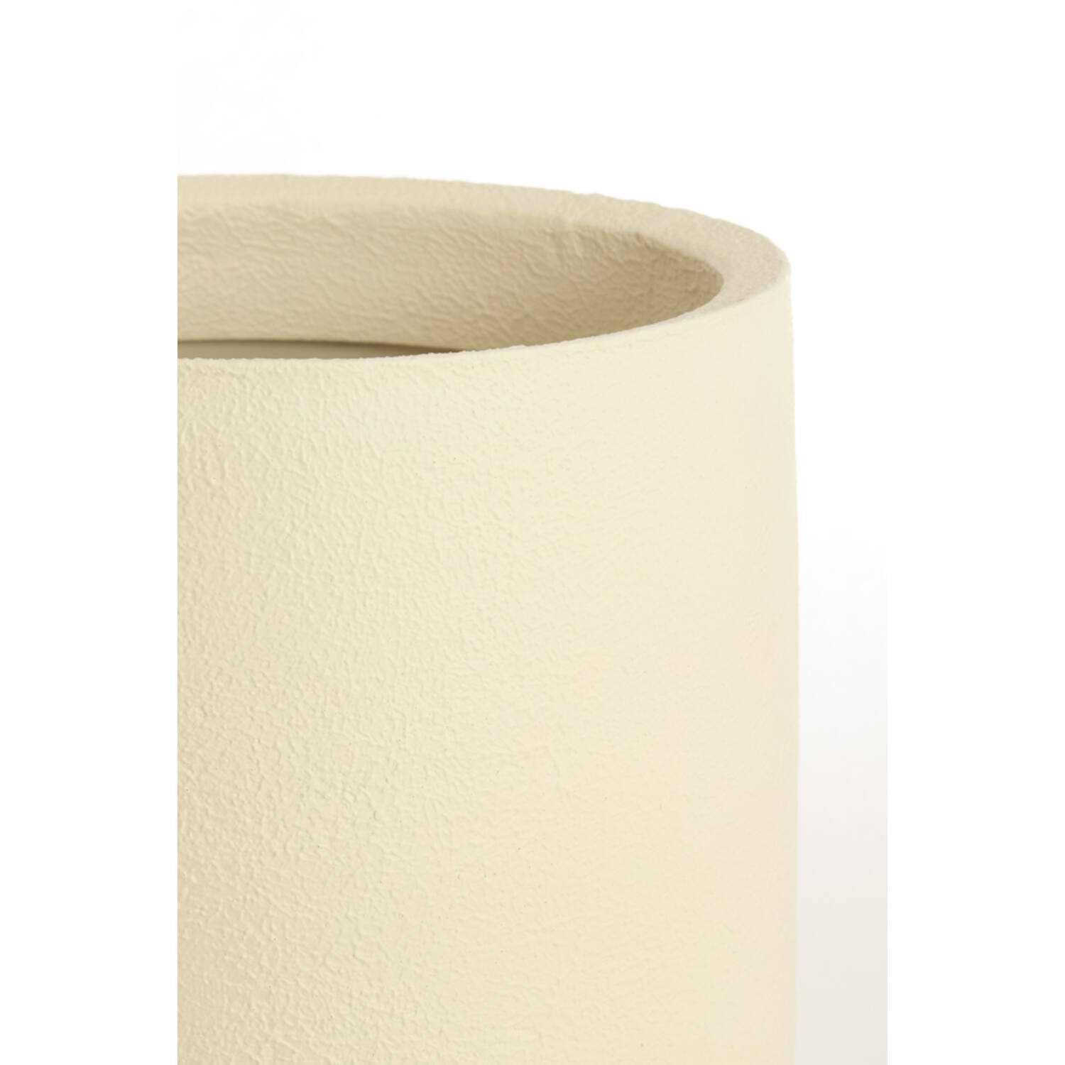Pot deco S/3 Ø30x46+Ø40x55+Ø52x71 cm SIROLO cream