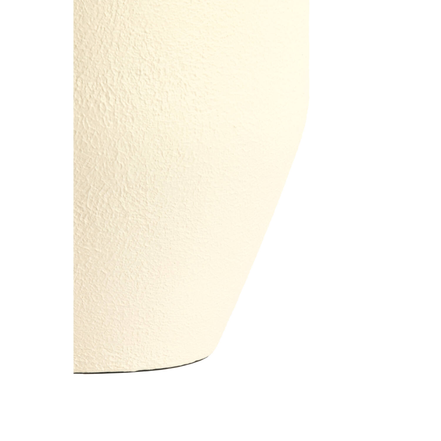 Pot deco S/3 Ø30x46+Ø40x55+Ø52x71 cm SIROLO cream
