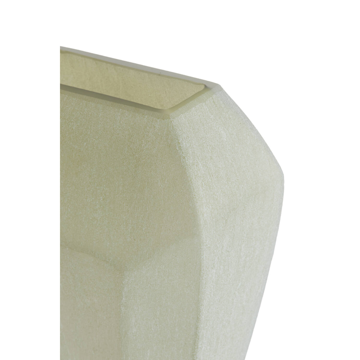 Vase 30x16x44,5 cm VIONNA glass olive green