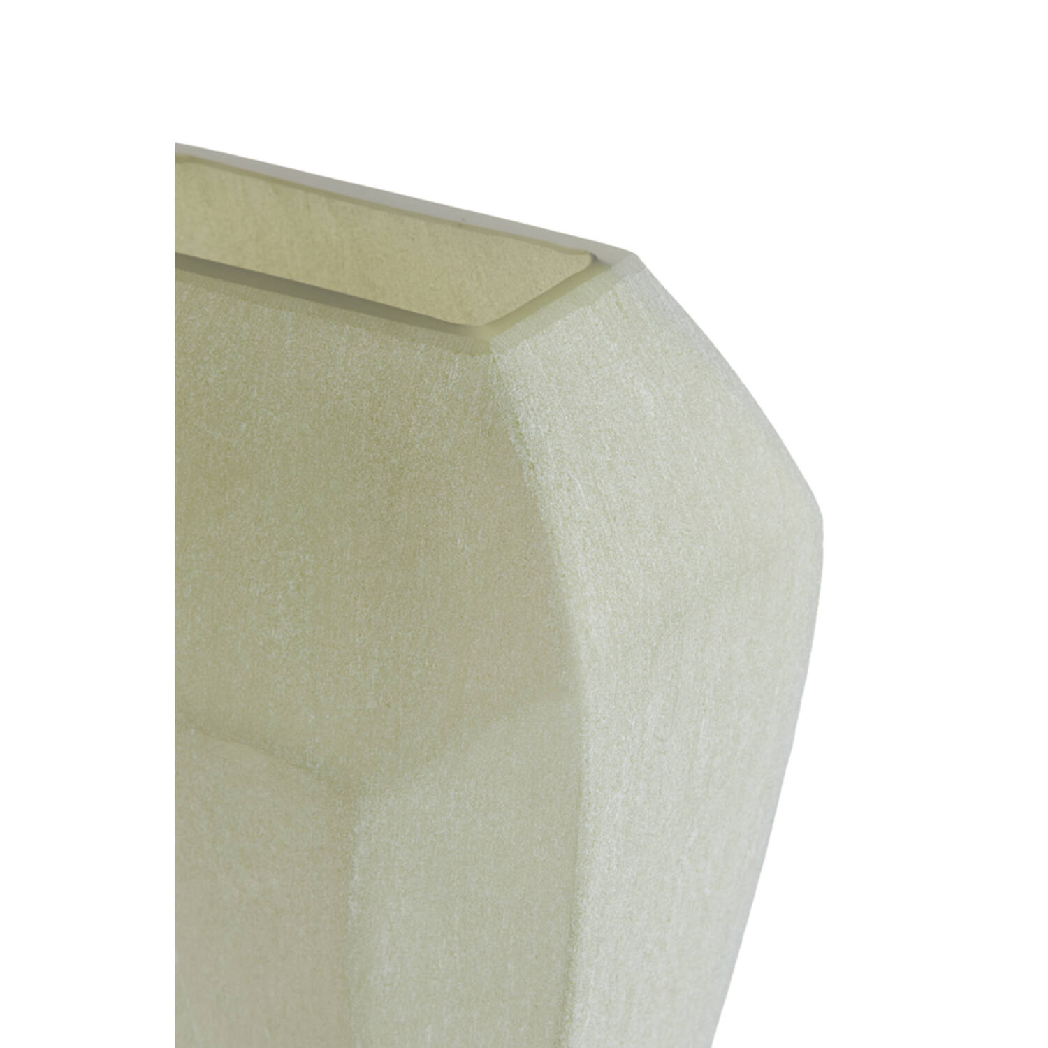 Vase 25x12,5x33,5 cm VIONNA glass olive green