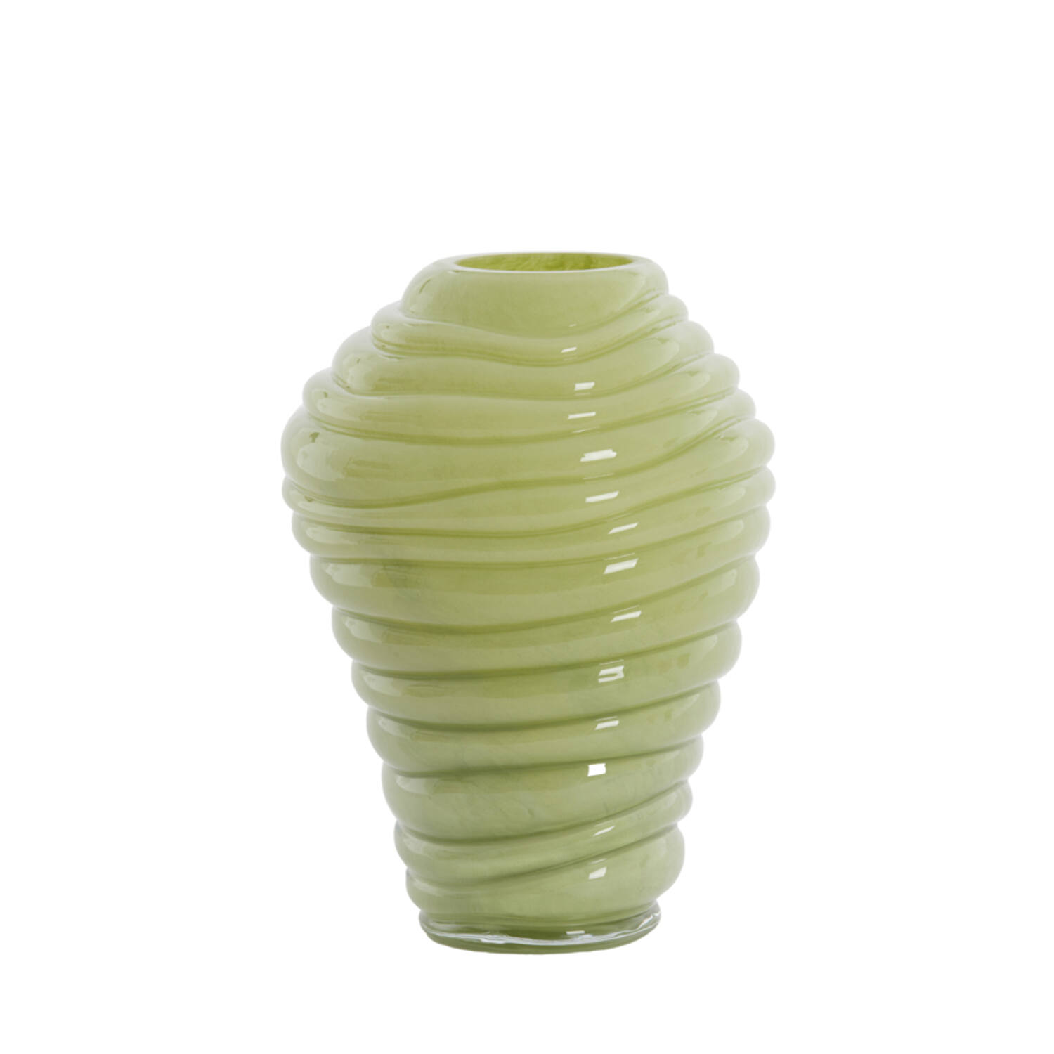 Vase Ø18x25 cm FENLOR glass light green