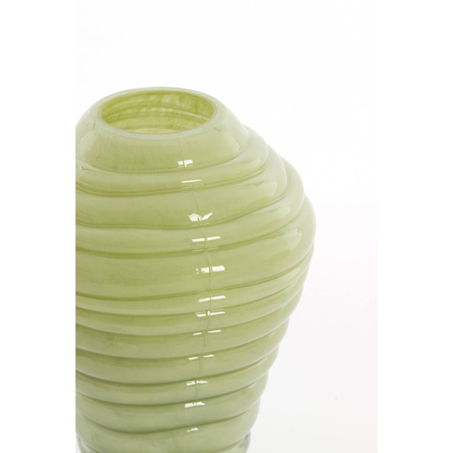 Vase Ø18x25 cm FENLOR glass light green