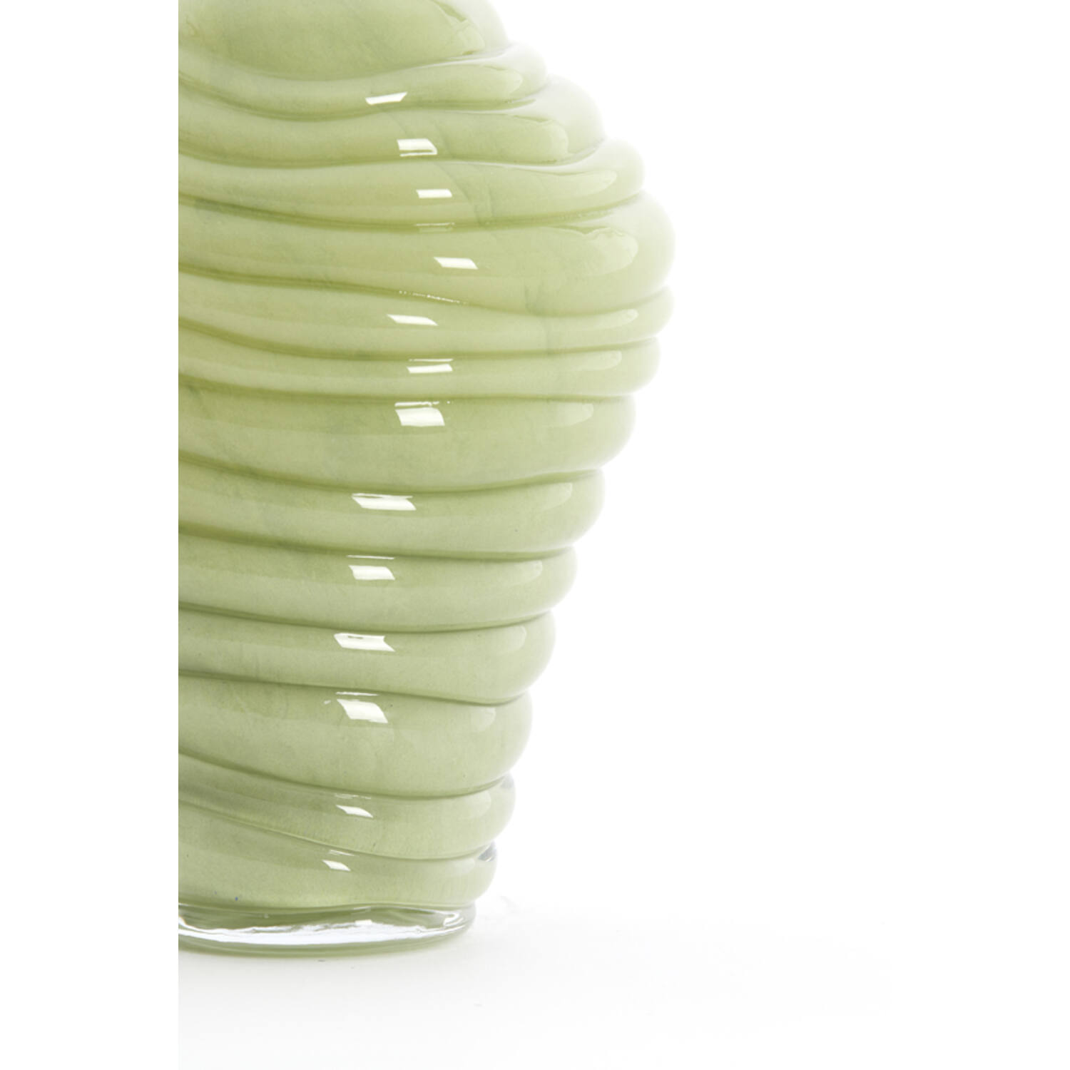 Vase Ø13x18 cm FENLOR glass light green