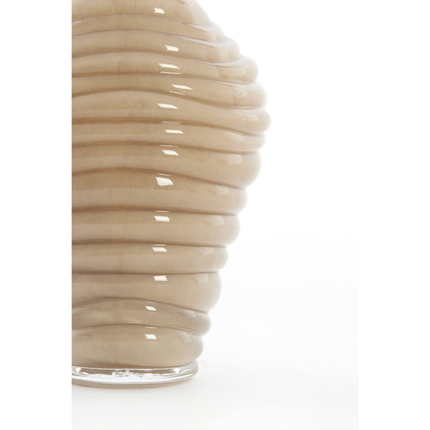 Vase Ø13x18 cm FENLOR glass sand