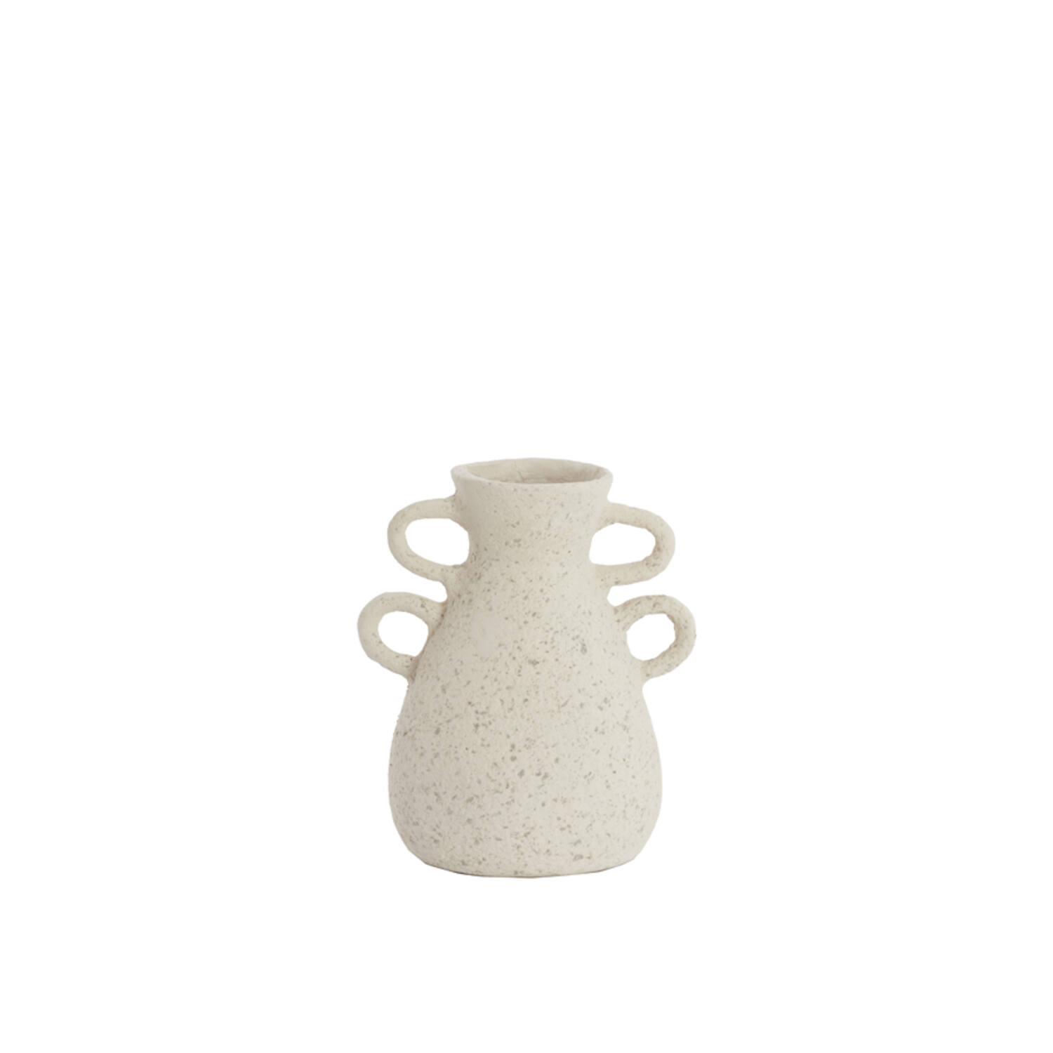 Vase deco Ø26x30 cm ZEPHAN matt cream