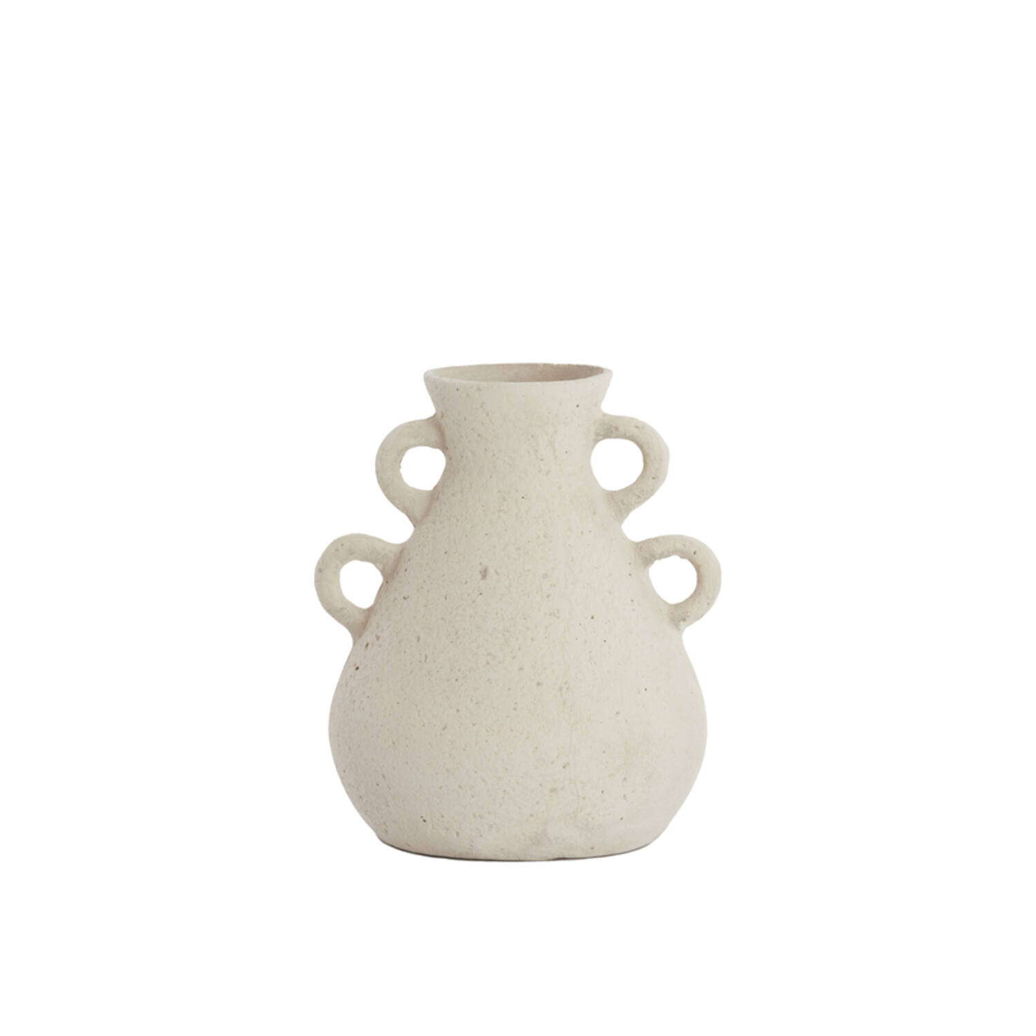 Vase deco Ø28,5x35 cm ZEPHAN matt cream
