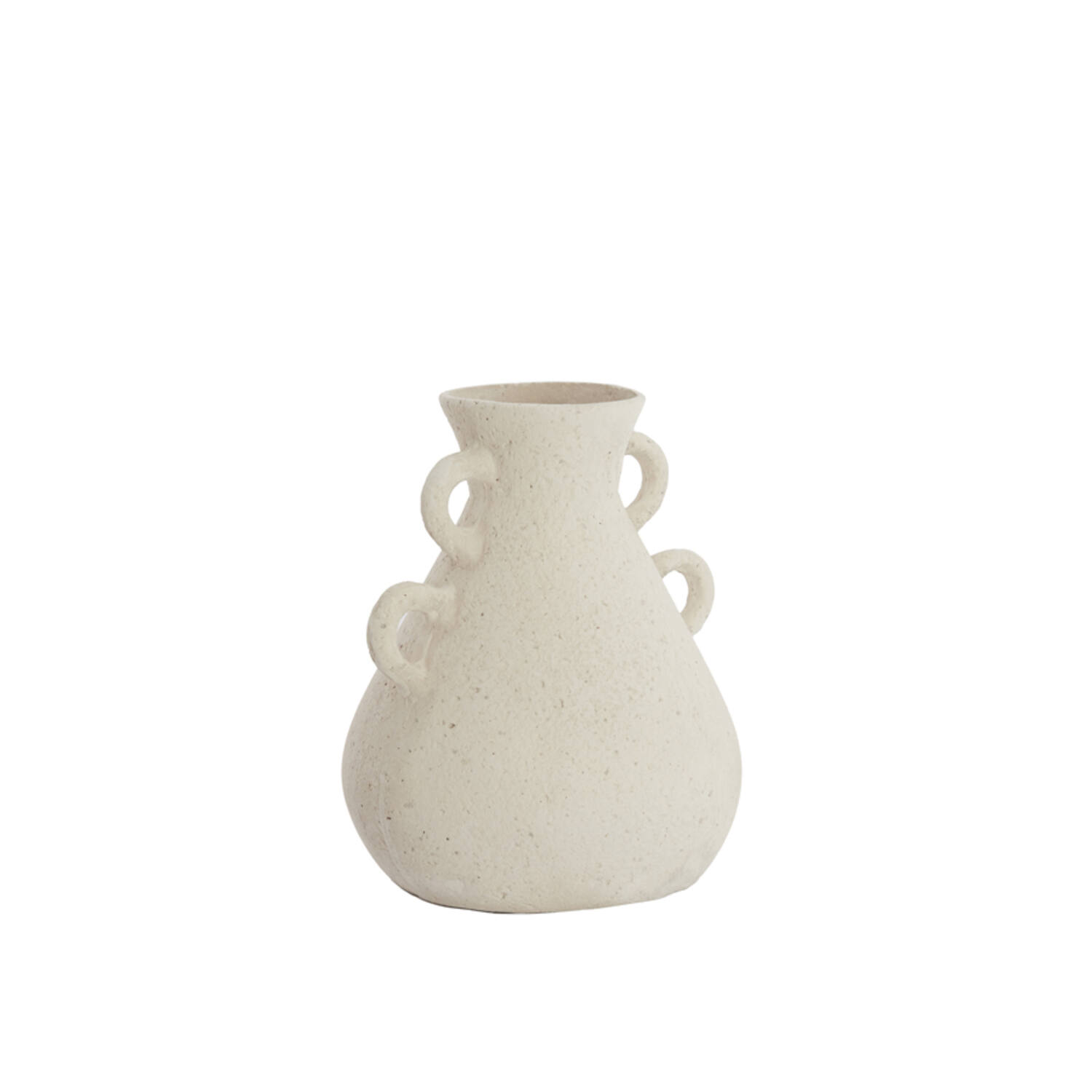 Vase deco Ø28,5x35 cm ZEPHAN matt cream