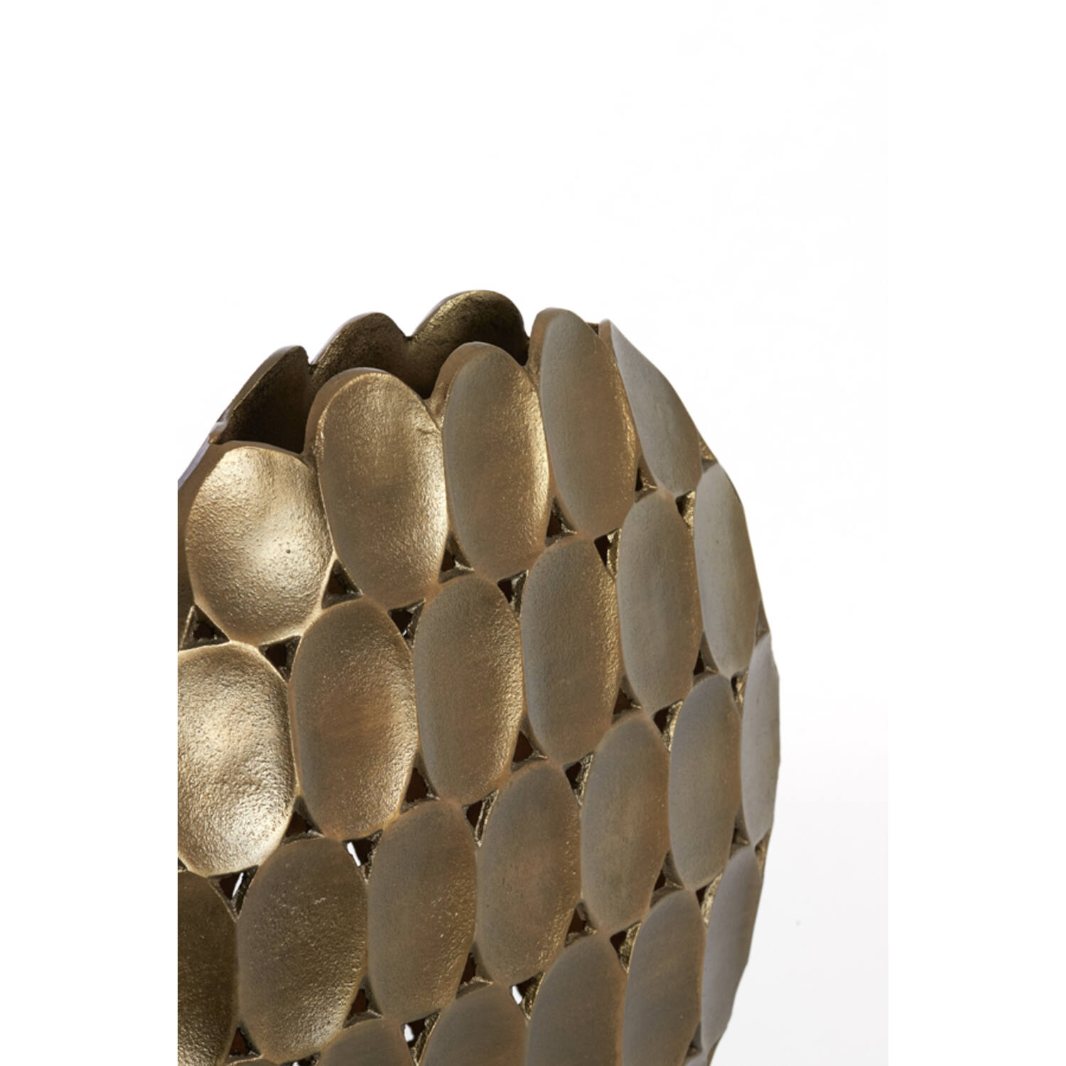 Vase deco 40x11x41 cm ORLAN gold