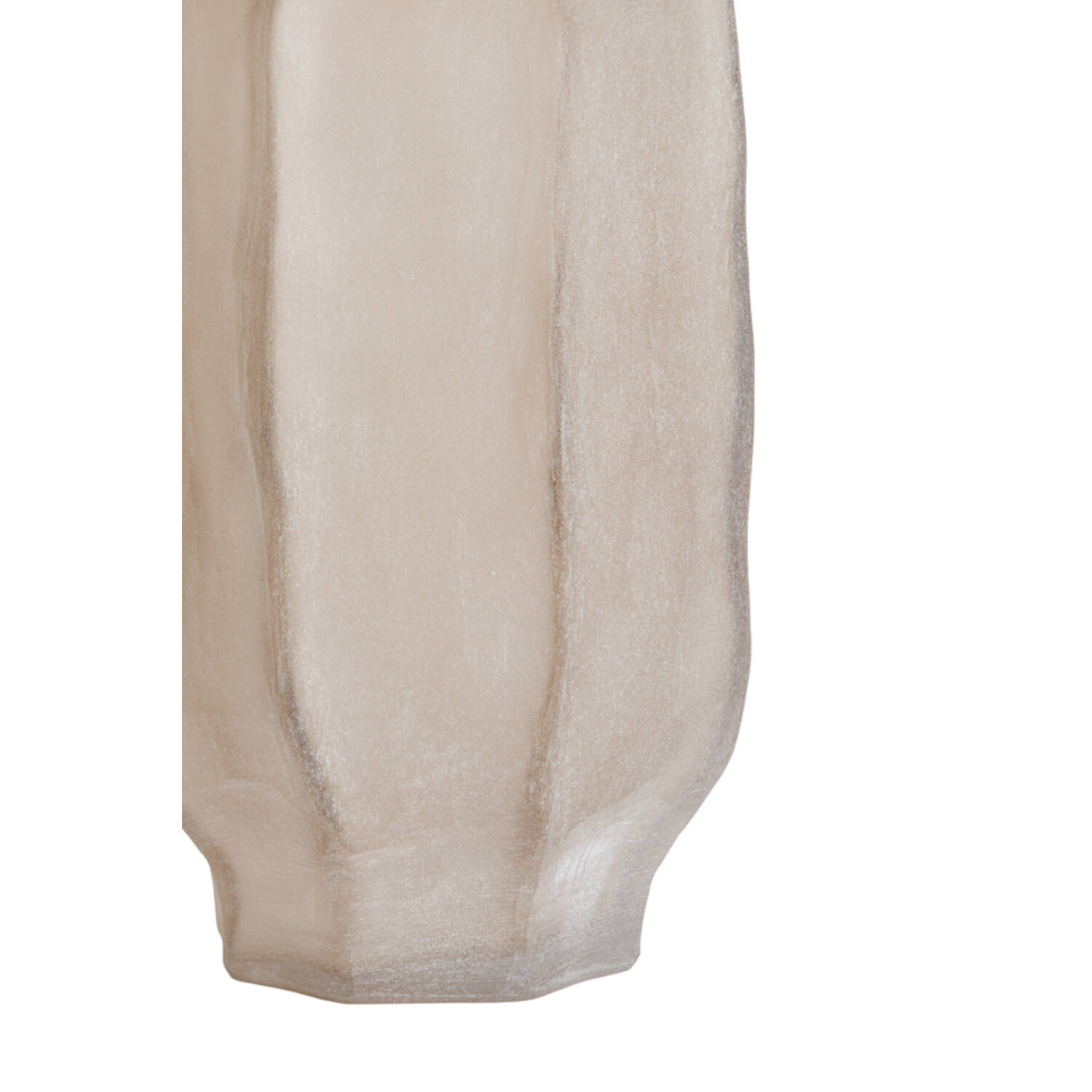 Vase Ø20,5x38 cm TEJEDA glass light brown
