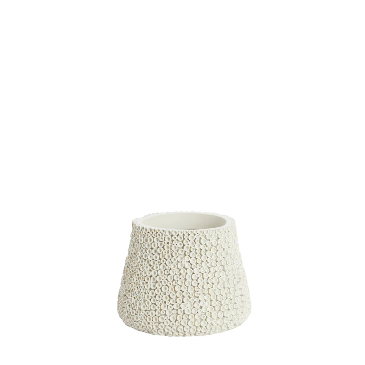 Vase deco Ø28x21 cm OLVERA cream