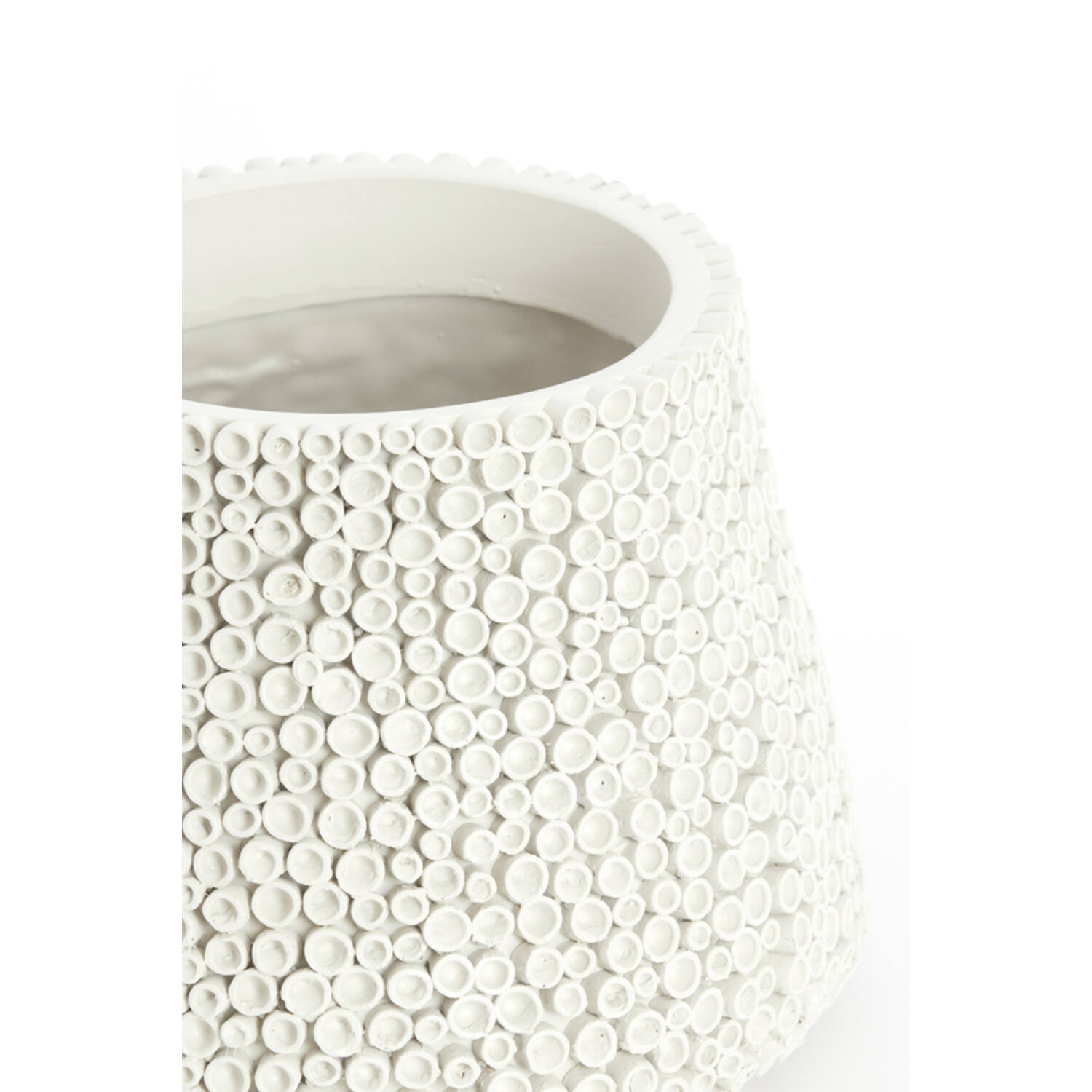 Vase deco Ø28x21 cm OLVERA cream