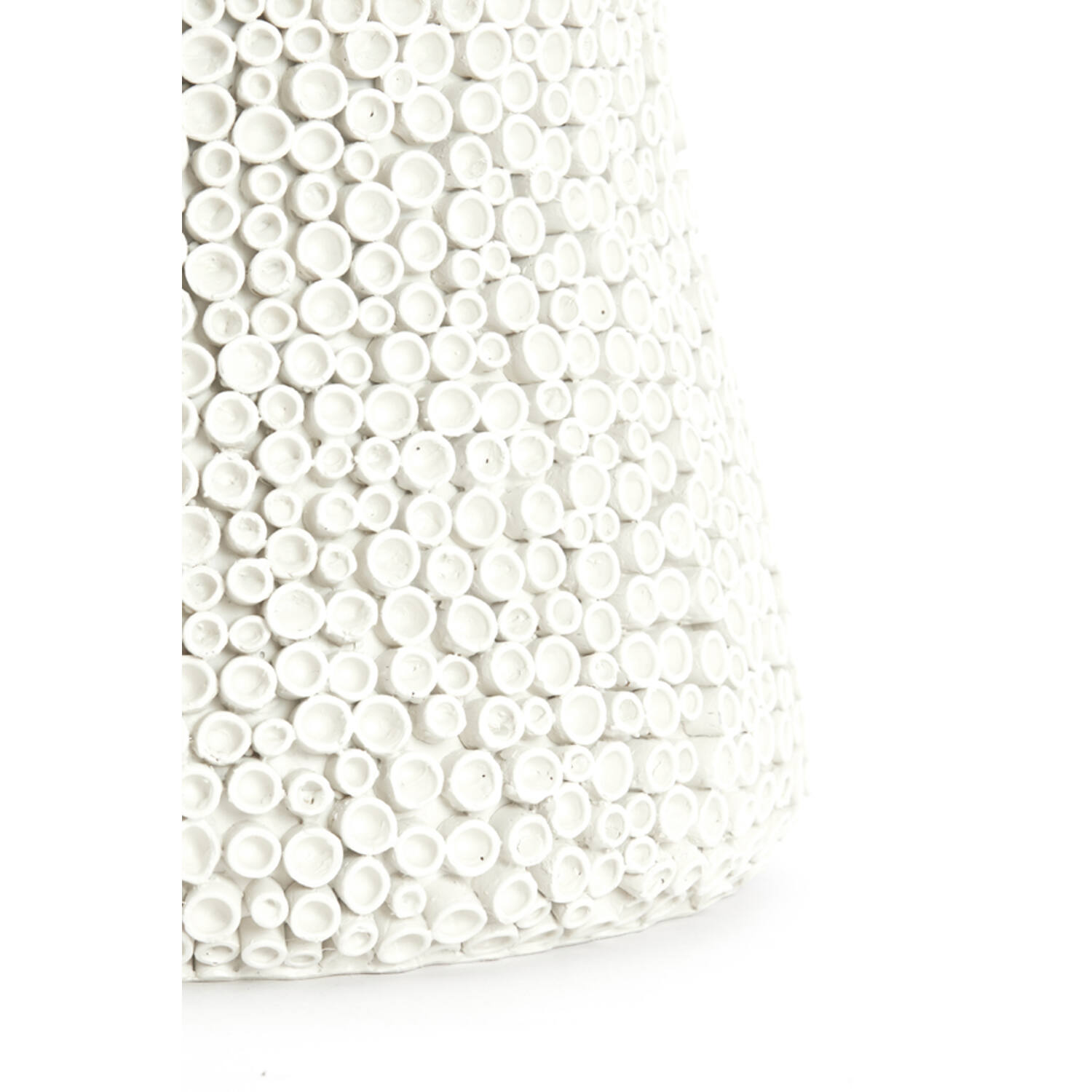 Vase deco Ø28x21 cm OLVERA cream