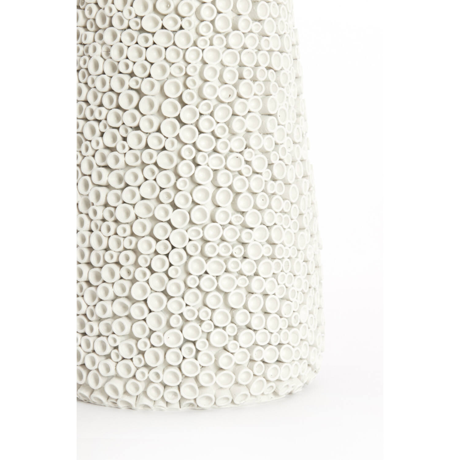 Vase deco Ø20,5x49 cm OLVERA cream