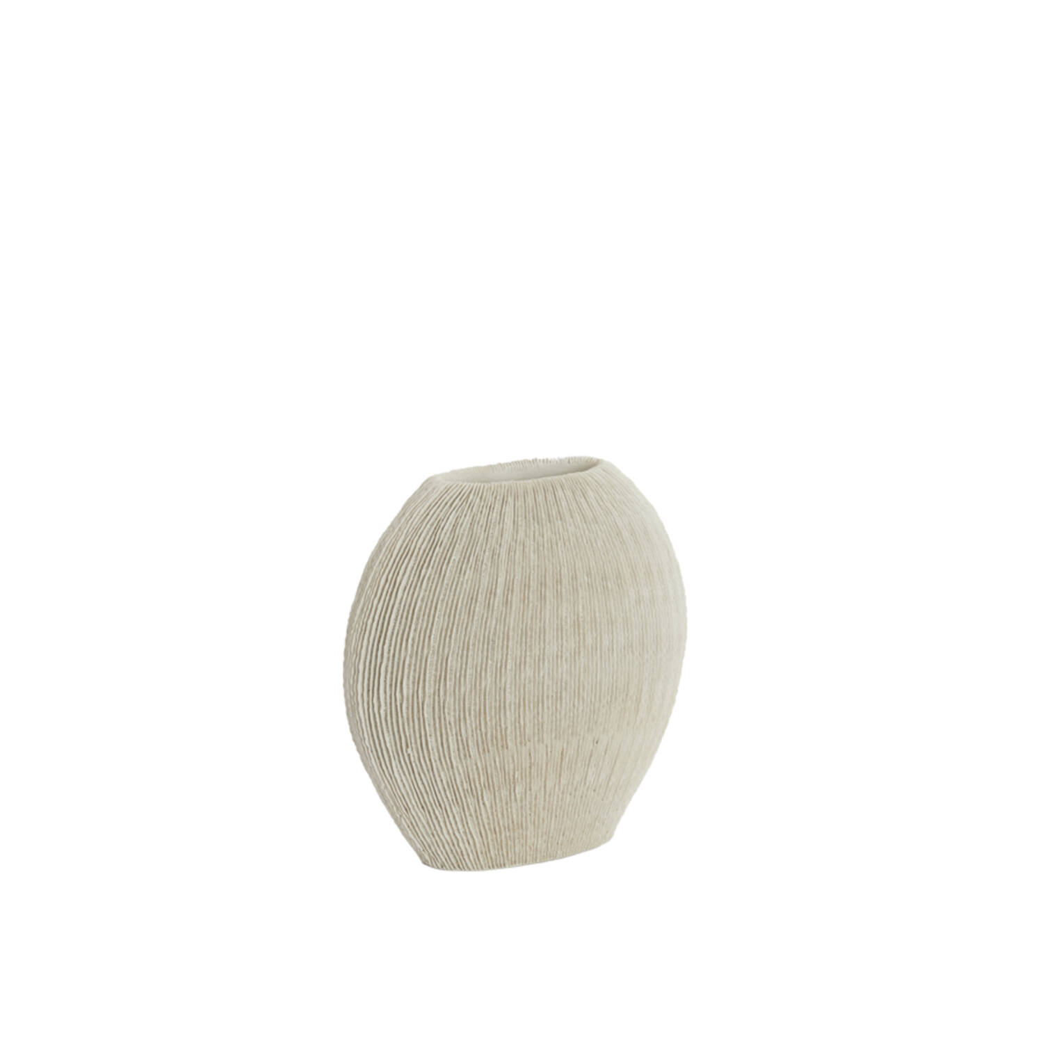 Vase deco 41x13x39,5 cm BUBIO cream