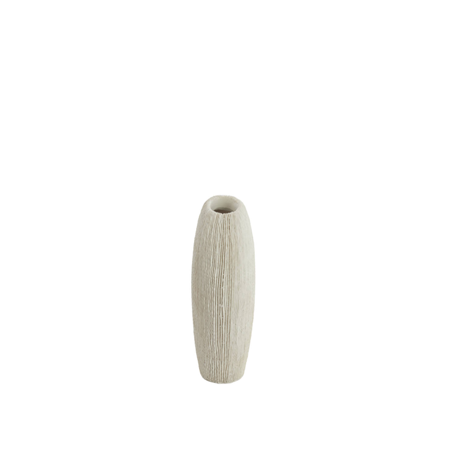 Vase deco 41x13x39,5 cm BUBIO cream