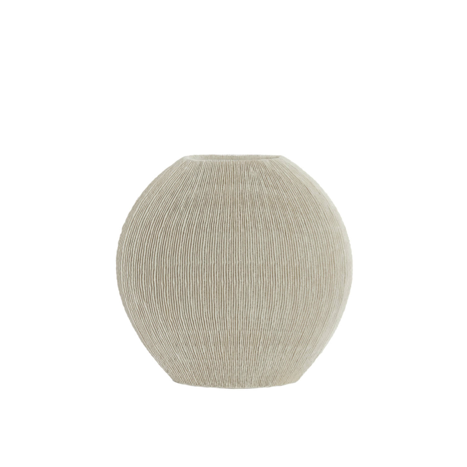Vase deco 50x15x50 cm BUBIO cream