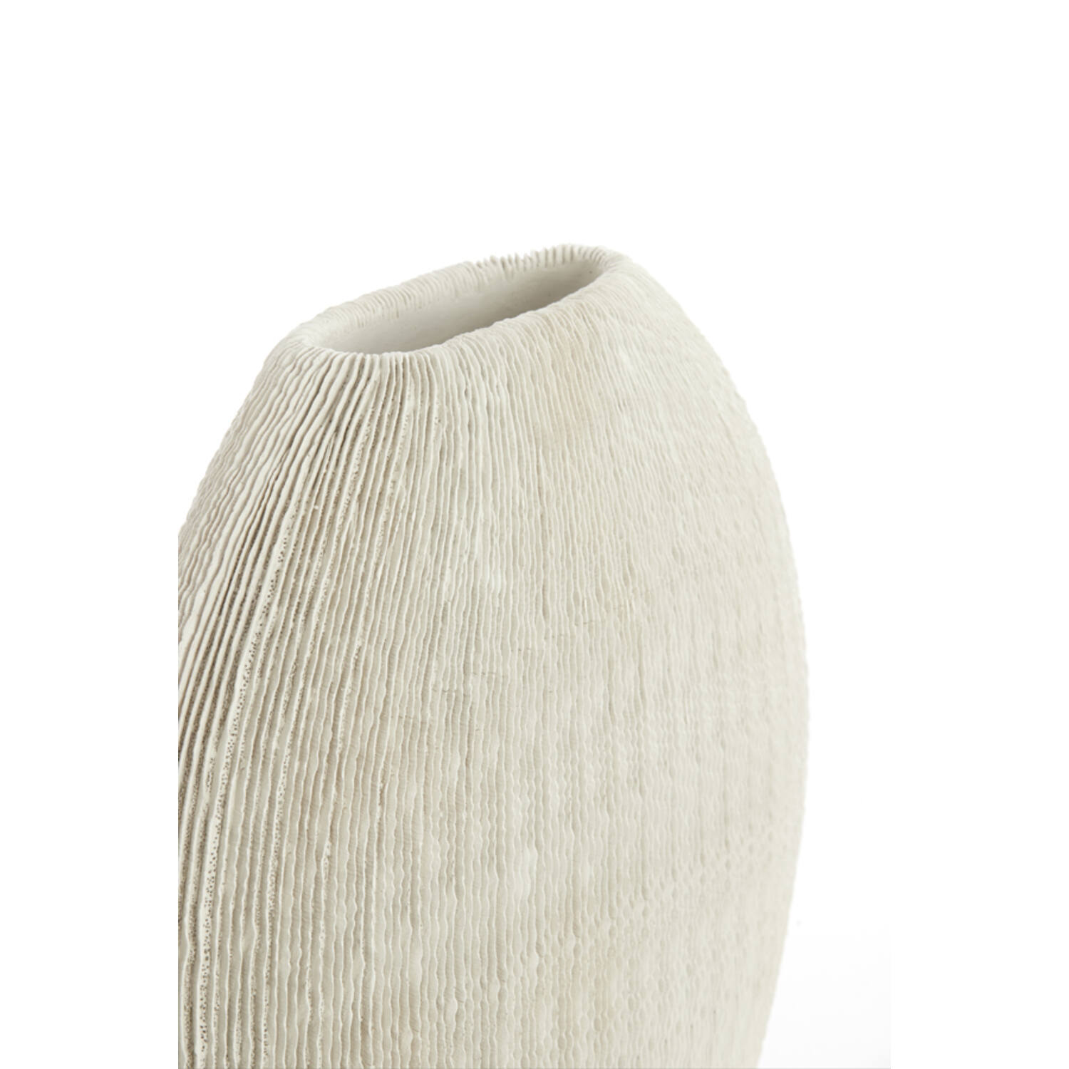 Vase deco 50x15x50 cm BUBIO cream